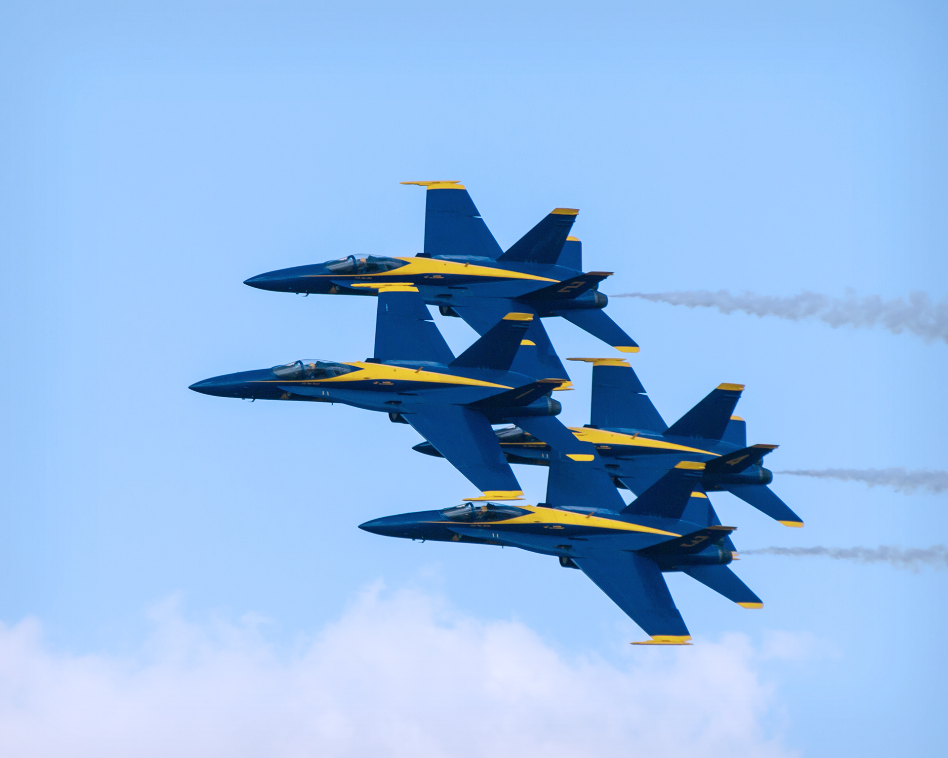 Blue Angels - Diamond 360 formation