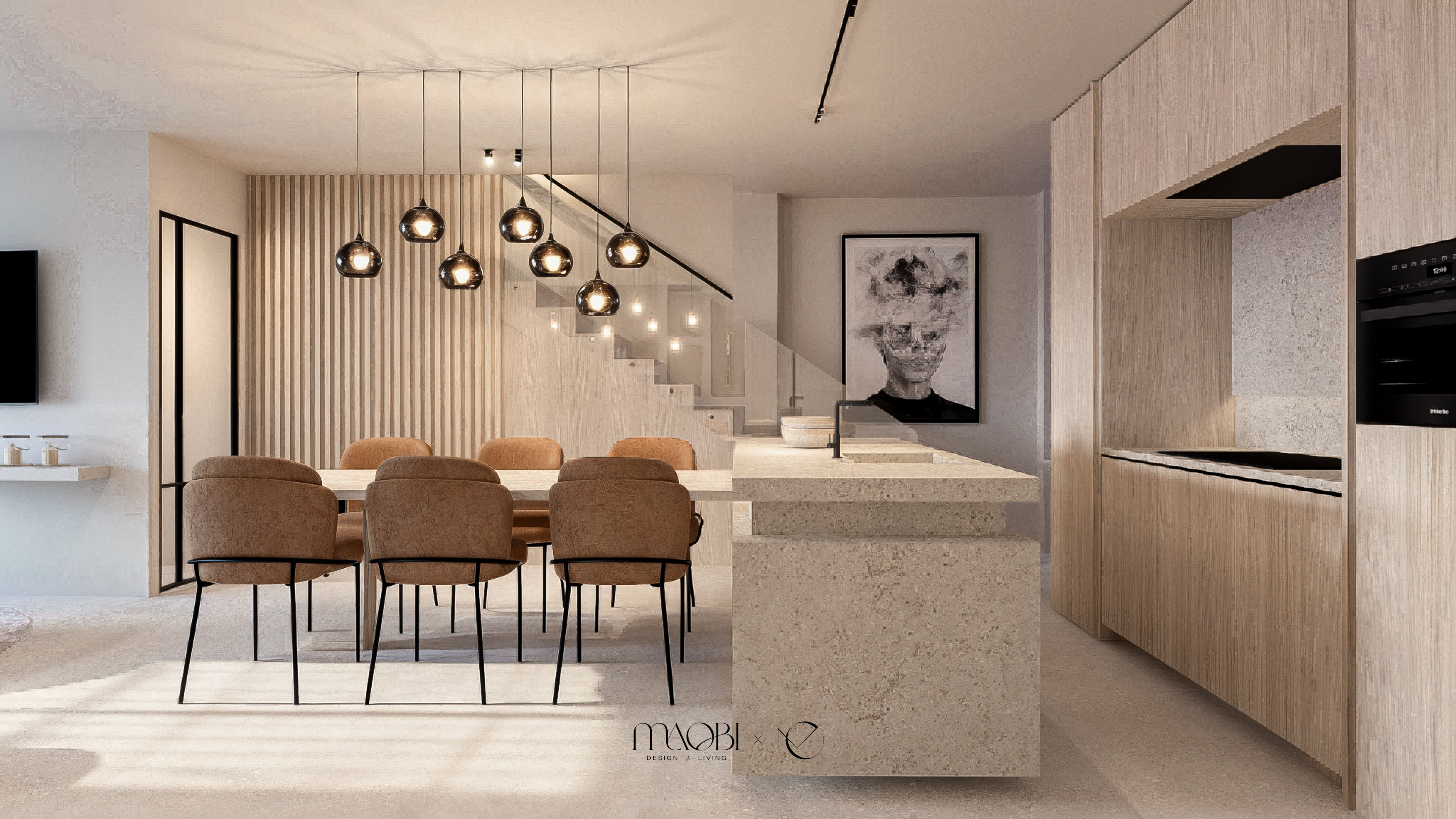 KITCHEN AND DINING ROOM