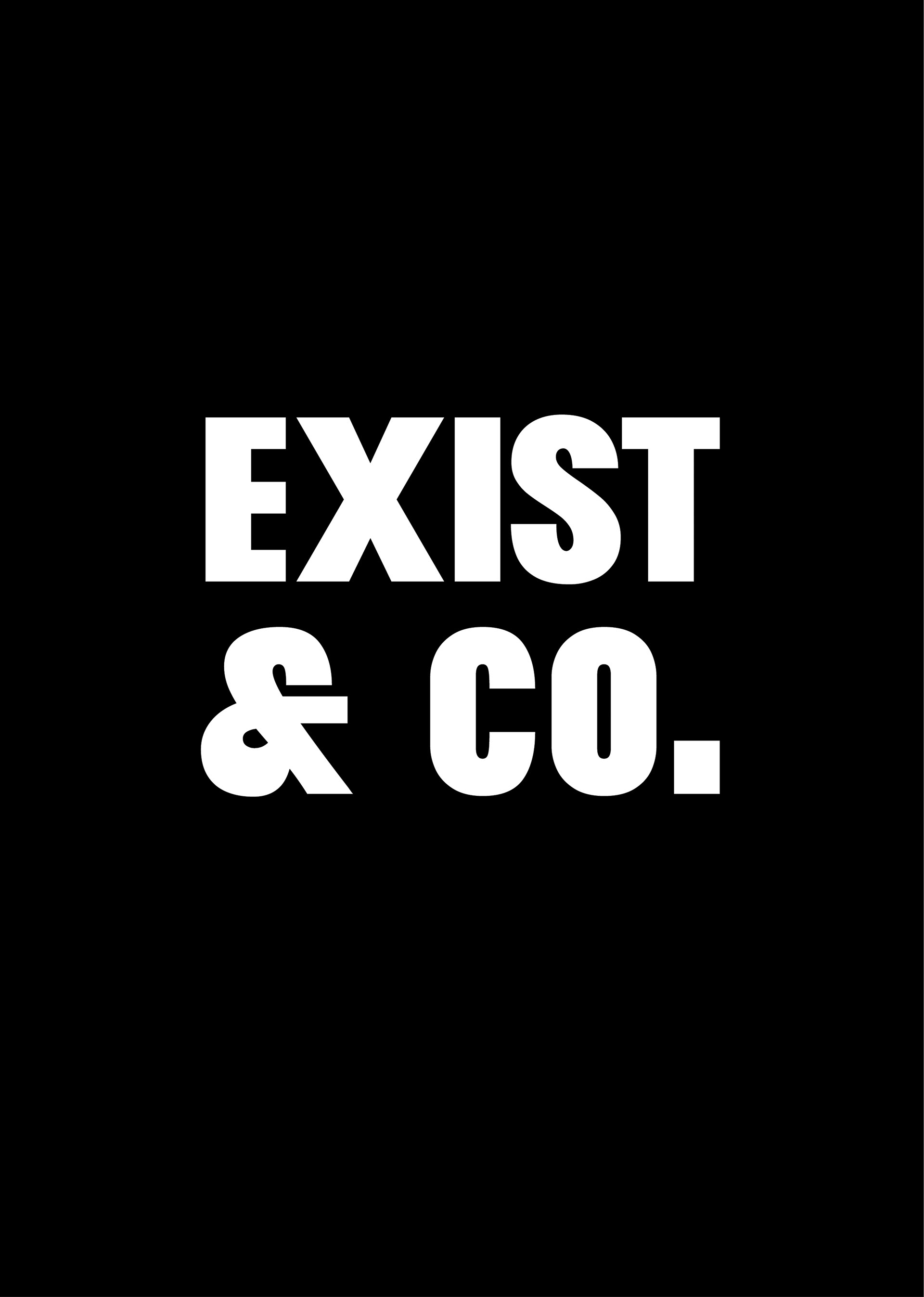 David Gil — Exist & Co, poster, Slanted Magazine