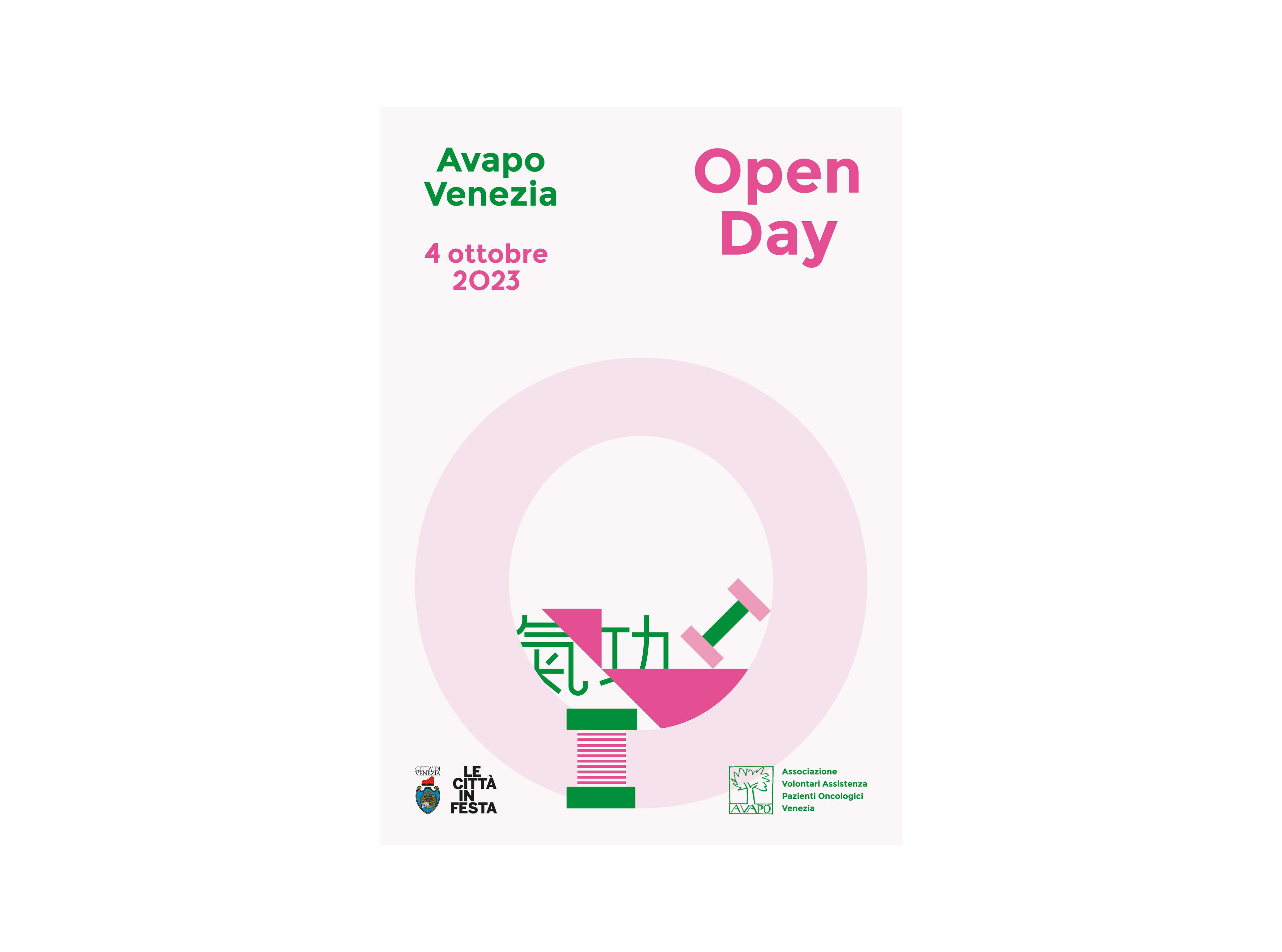 David Gil, Avapo Venezia, Ottobre Rosa, locandina Open Day 2023