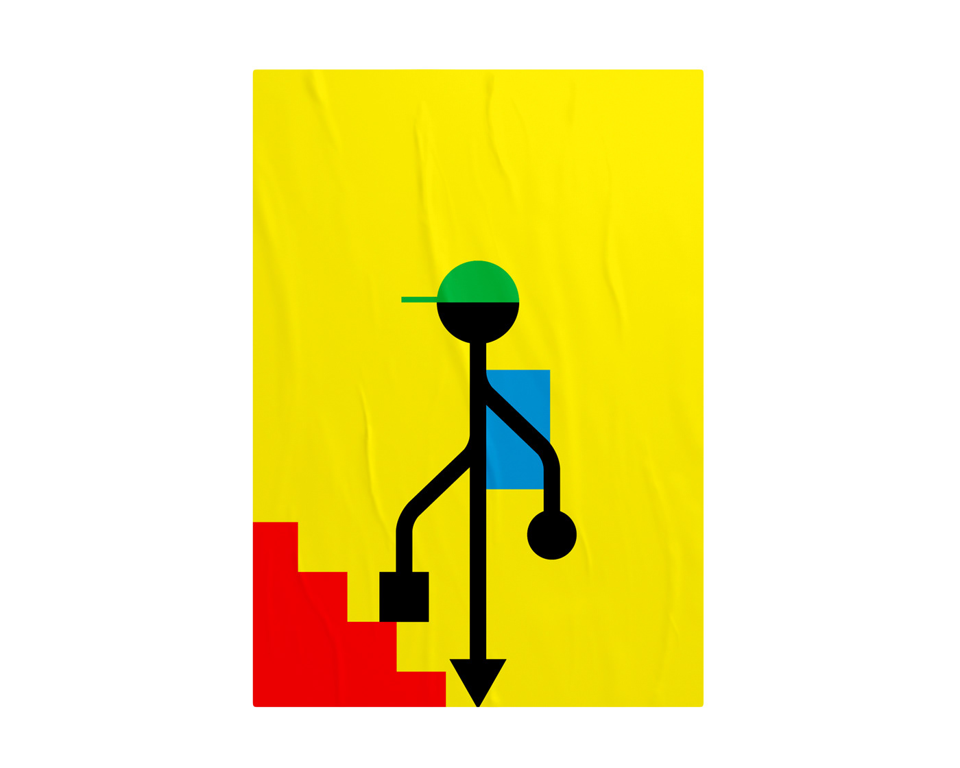 David Gil — Signs for L'educazione non si ferma, Poster