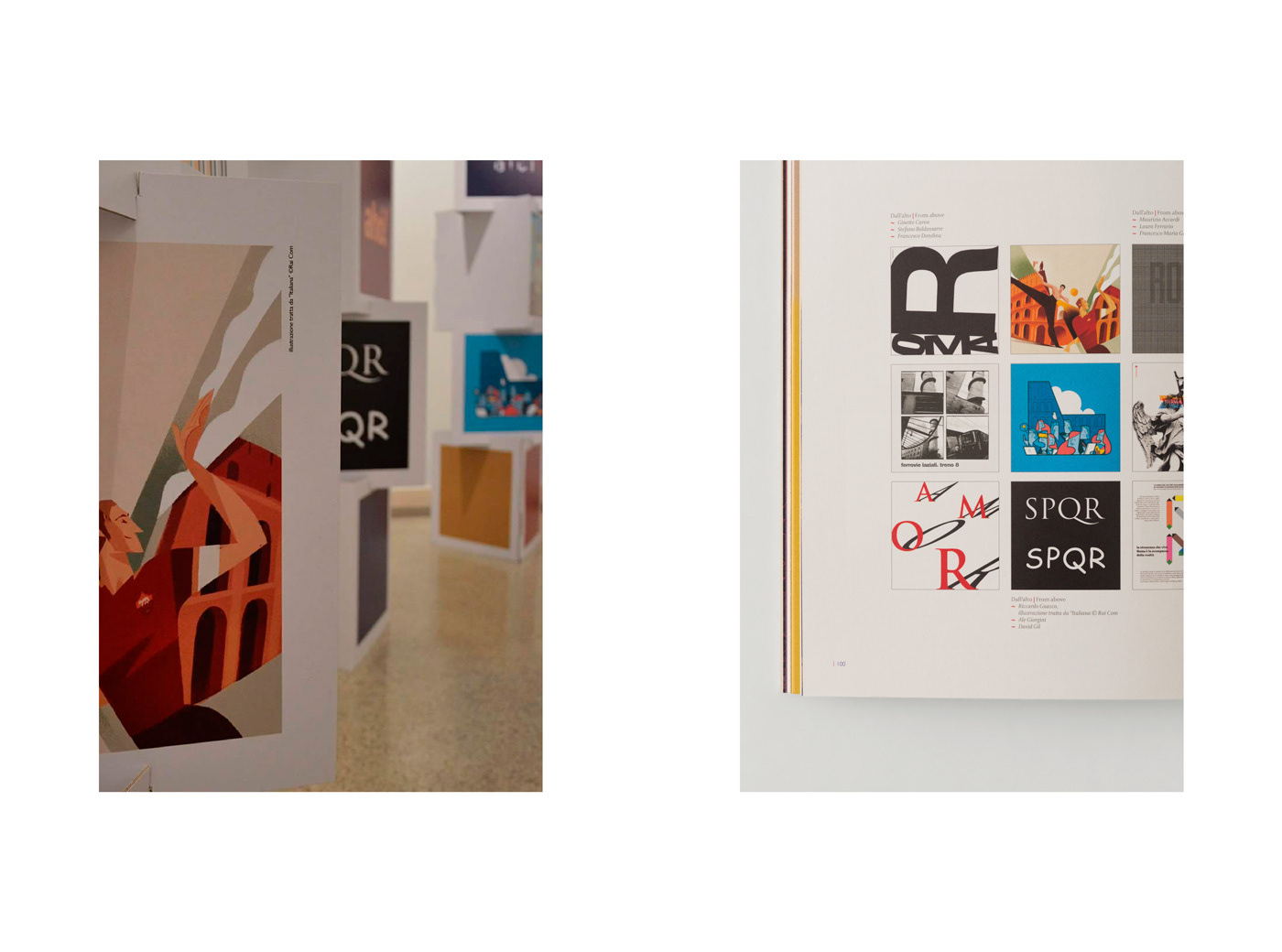 David Gil — Pre-visioni per Roma, SPQR artwork