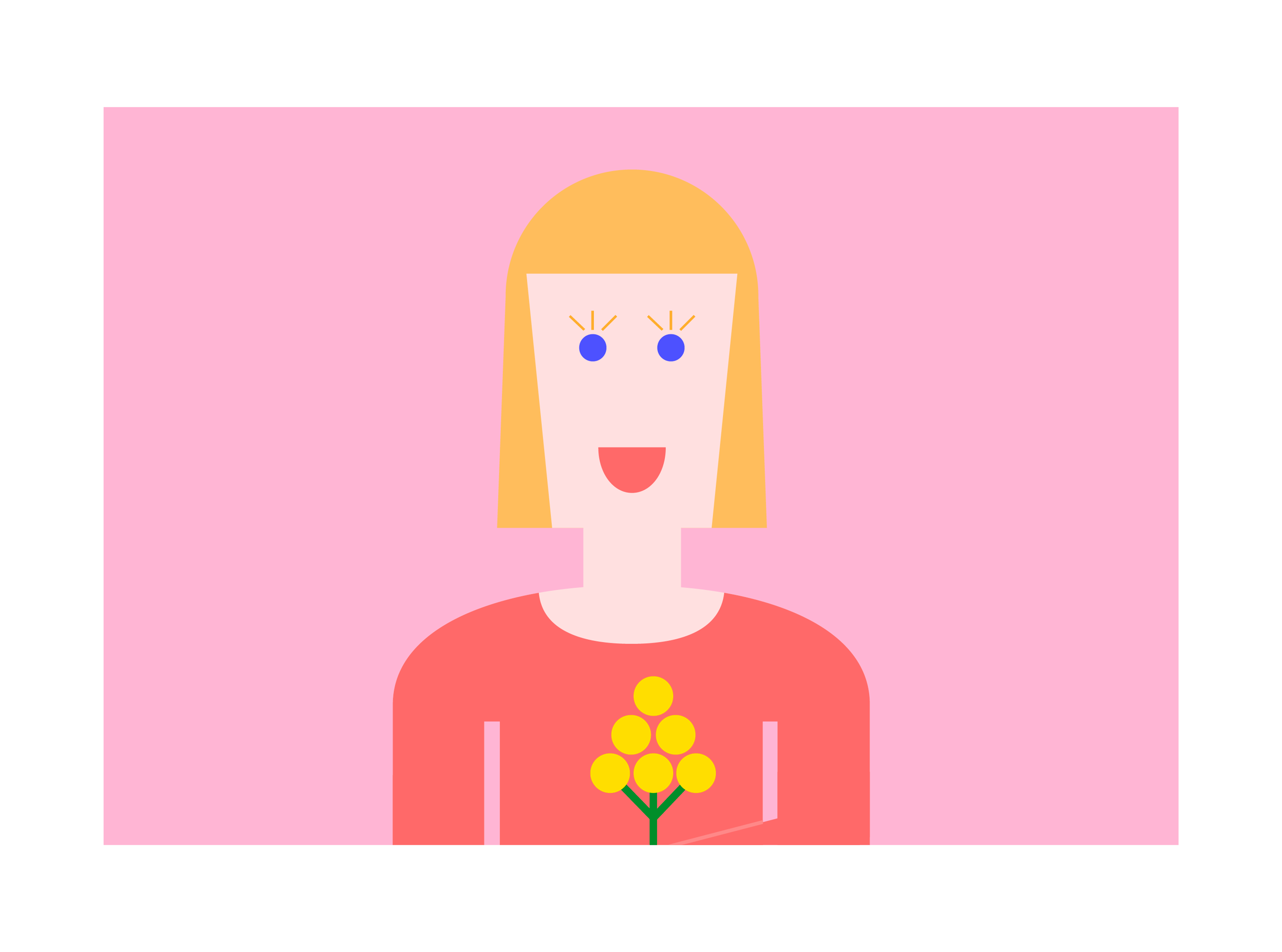 David Gil — Artemia Group, illustrations, Artemio's mother, feast of 8 March