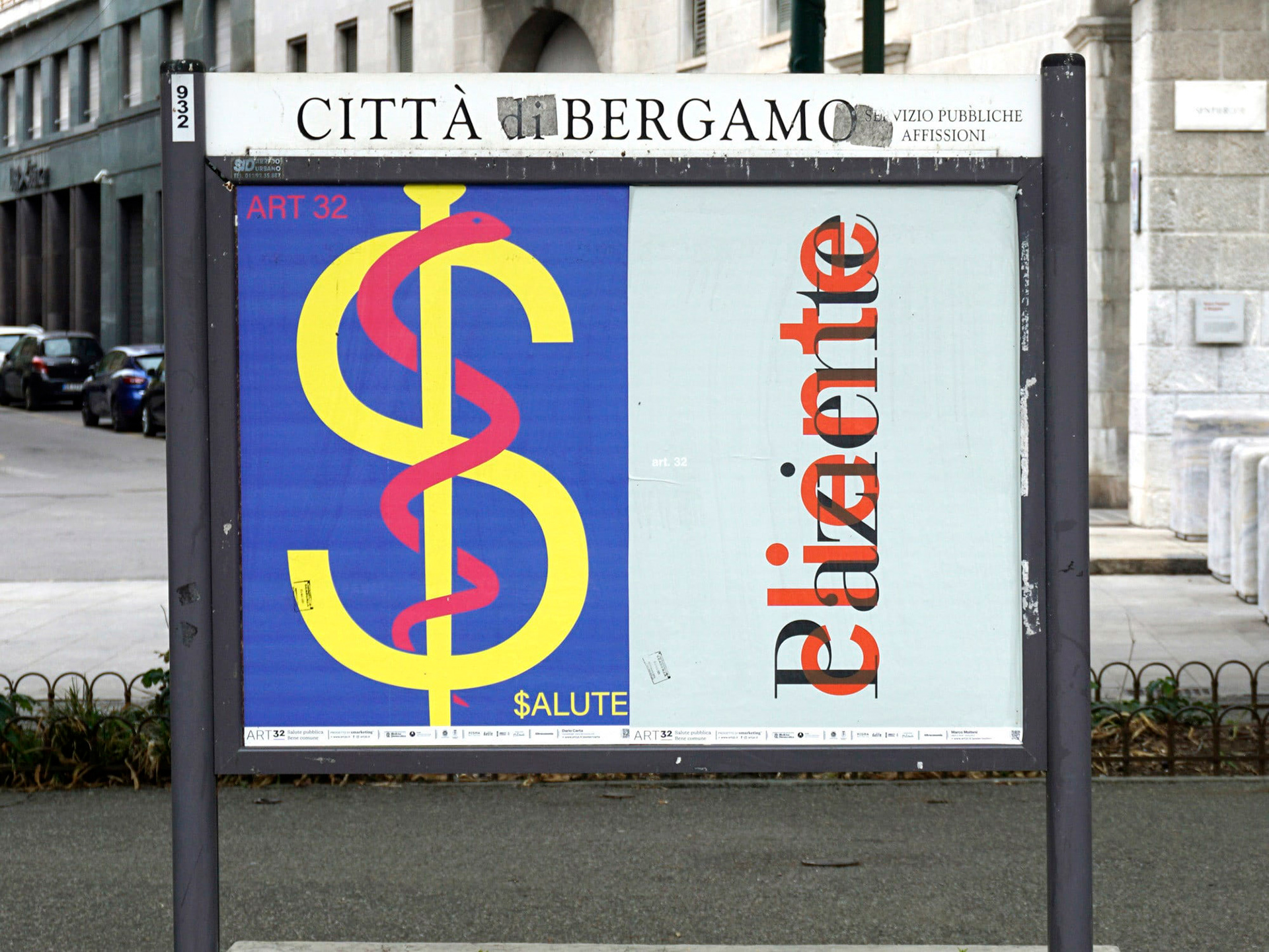 David Gil — ART32, outdoor campaign