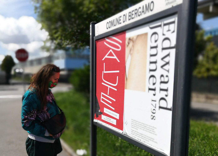 David Gil — News, ART32. Salute pubblica Bene comune, public campaign, Bergamo