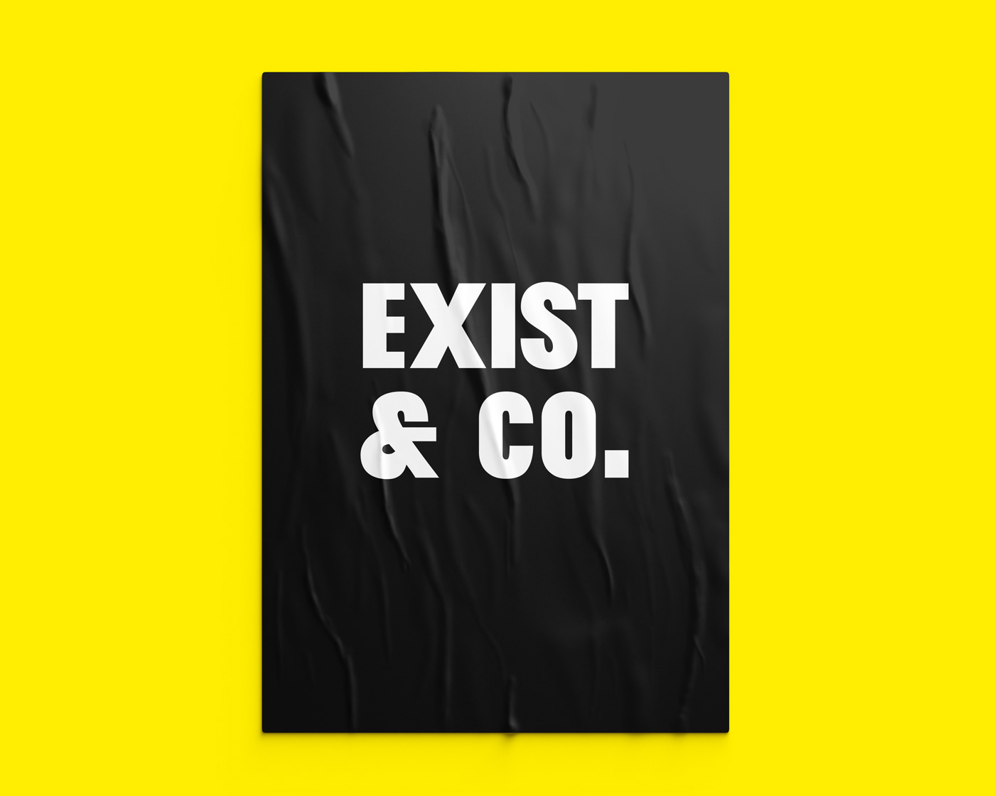 David Gil — Exist & Co. poster