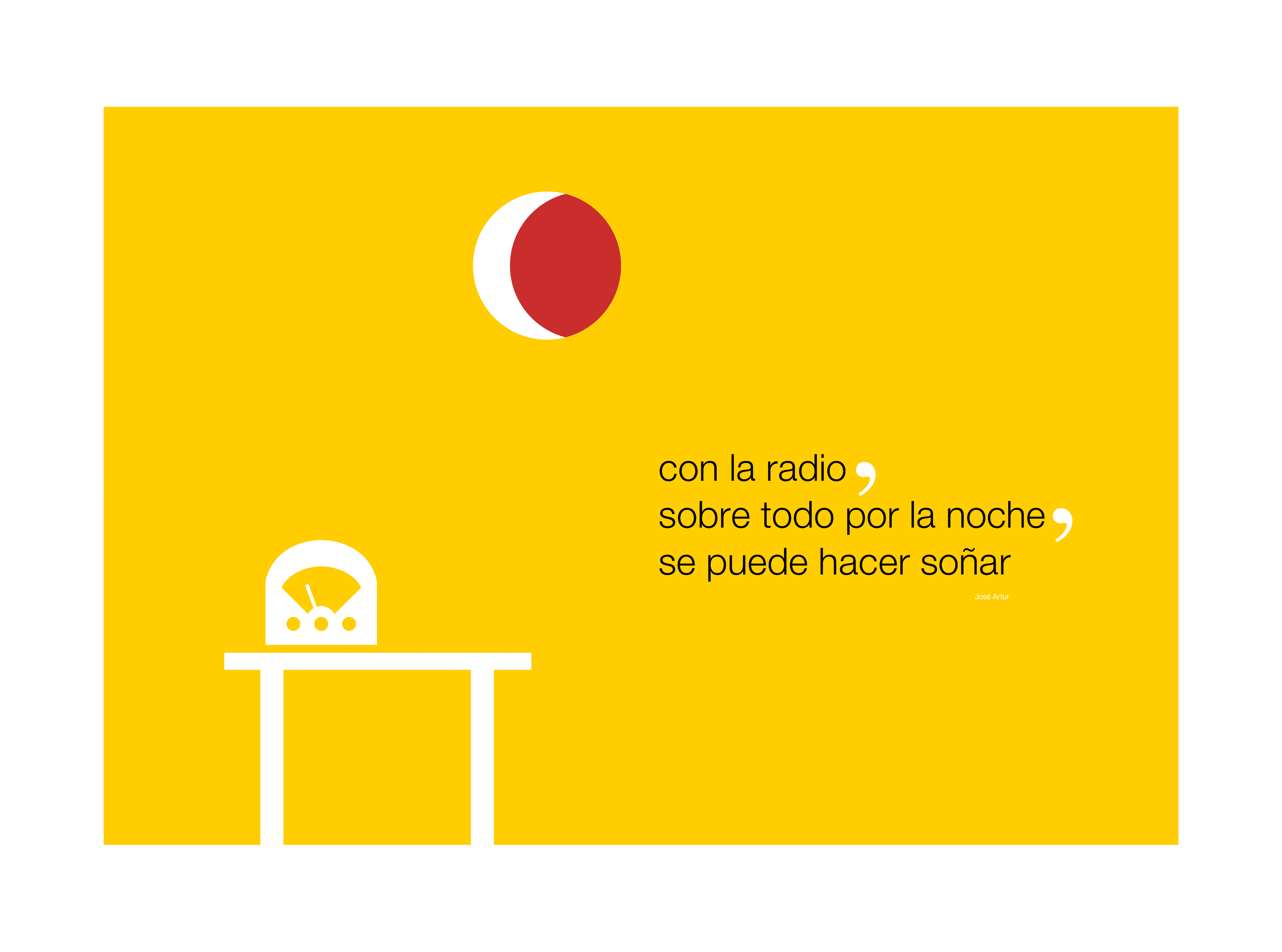 David Gil — Radio Nacional de España, Segnaletica e grafica d'ambiente, archigrafie