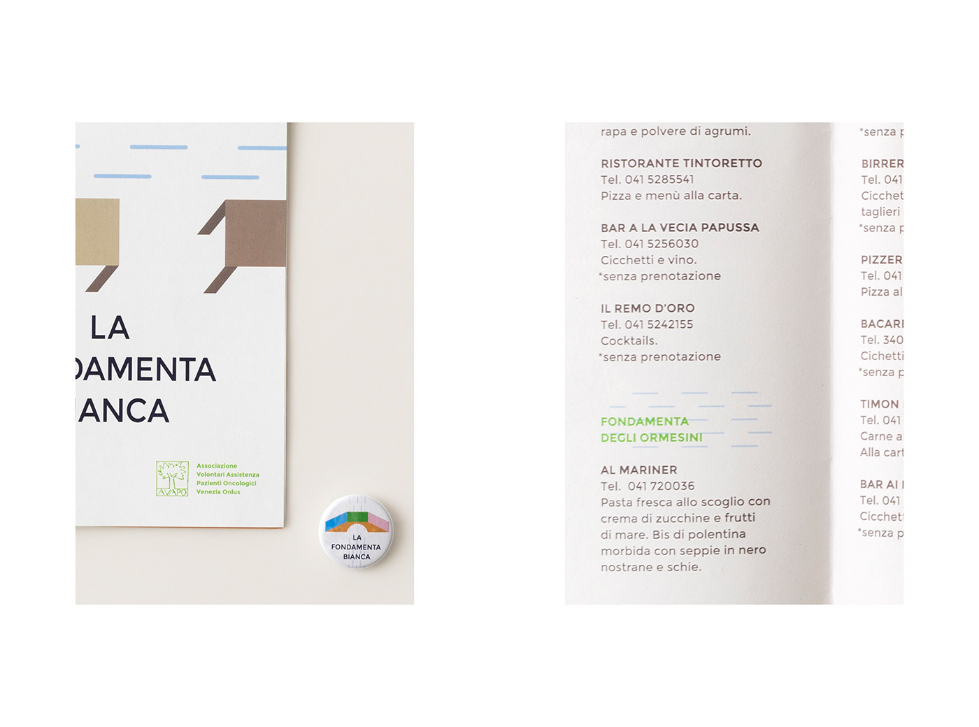 David Gil — La Fondamenta Bianca, brochure, 2018