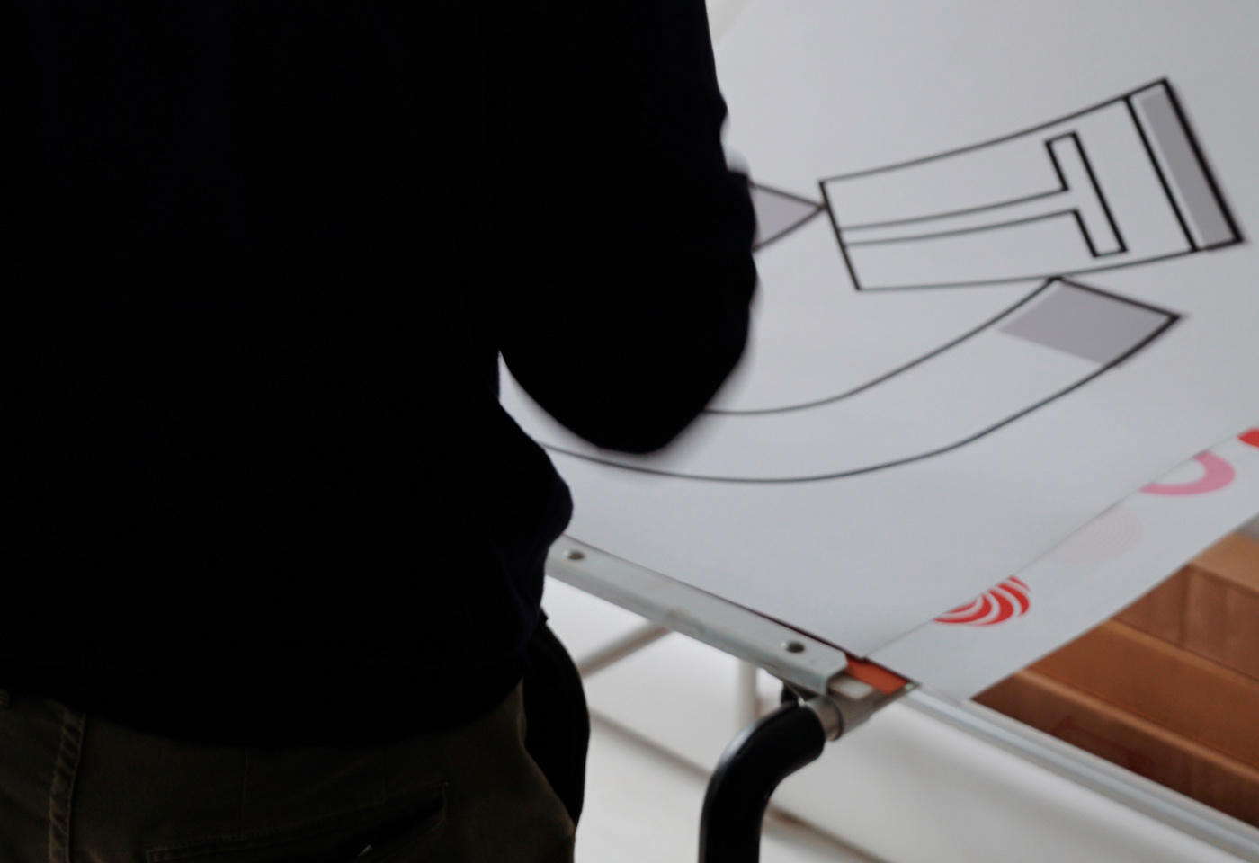 David Gil — Poster, Tipografia Unione, corporate poster, detail