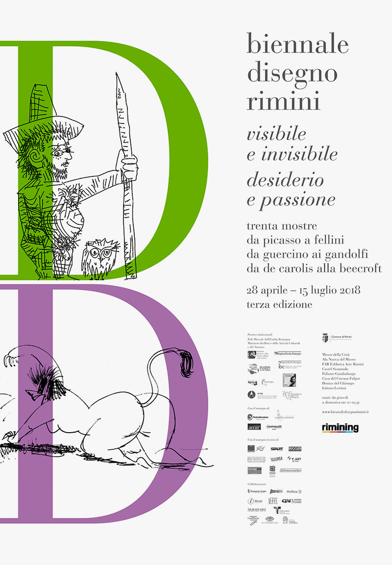 David Gil — News, Visibili e invisibili, Biennial poster