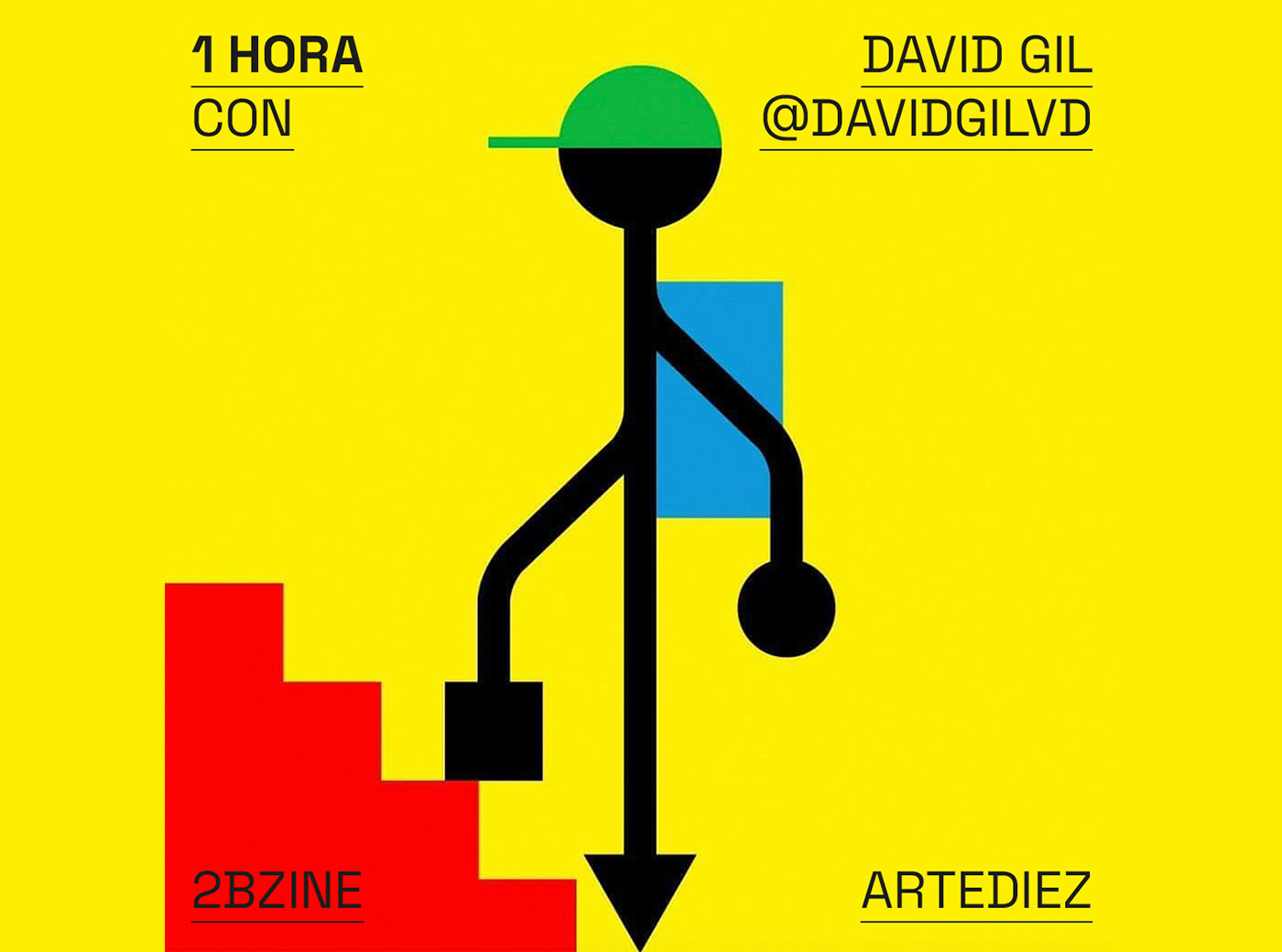 David Gil - Talk, 1 hora con, locandina