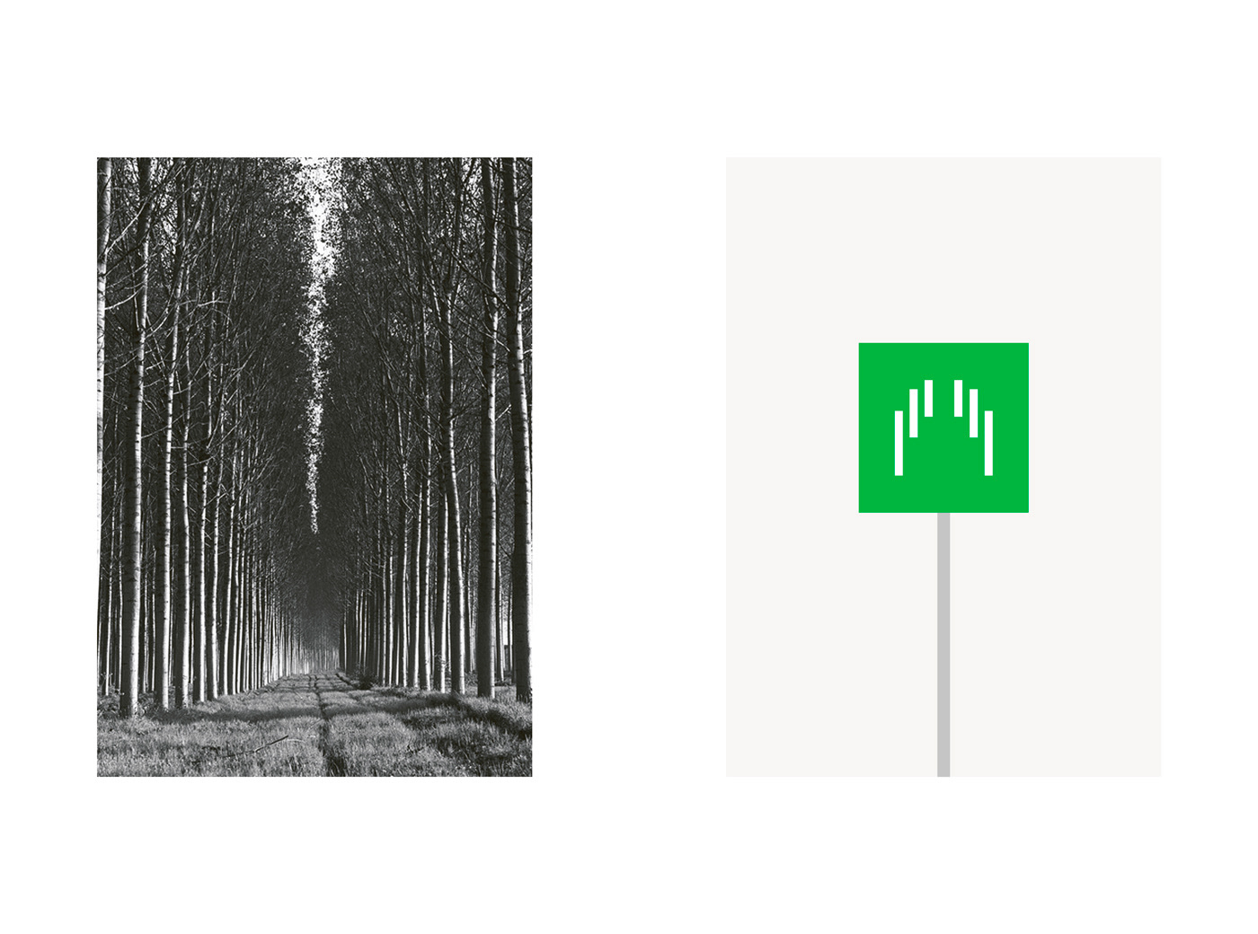 David Gil — Icon design, Segnaletica per percorsi verdi, piano segnaletico