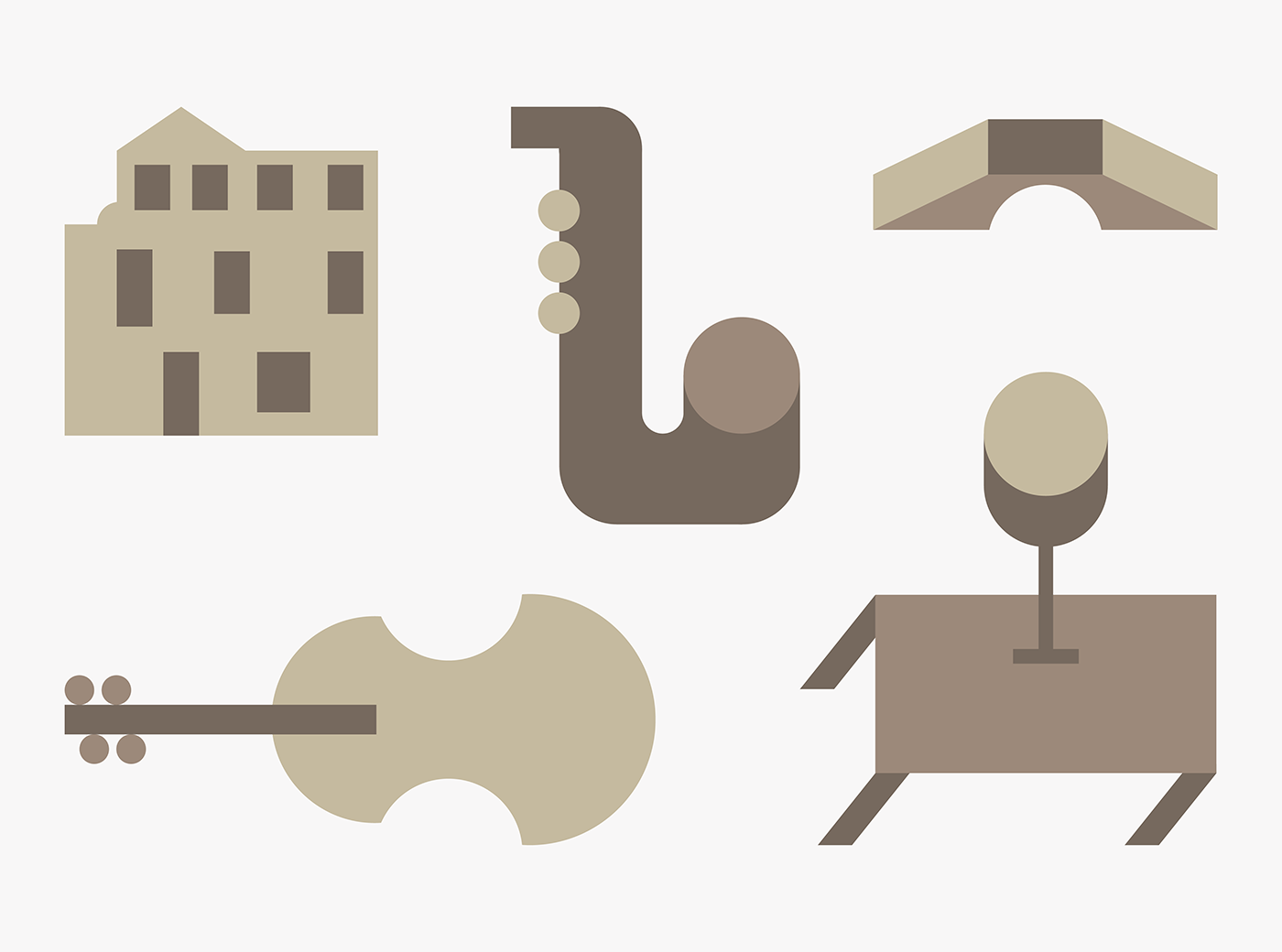 David Gil — La Fondamenta Bianca, visual identity,