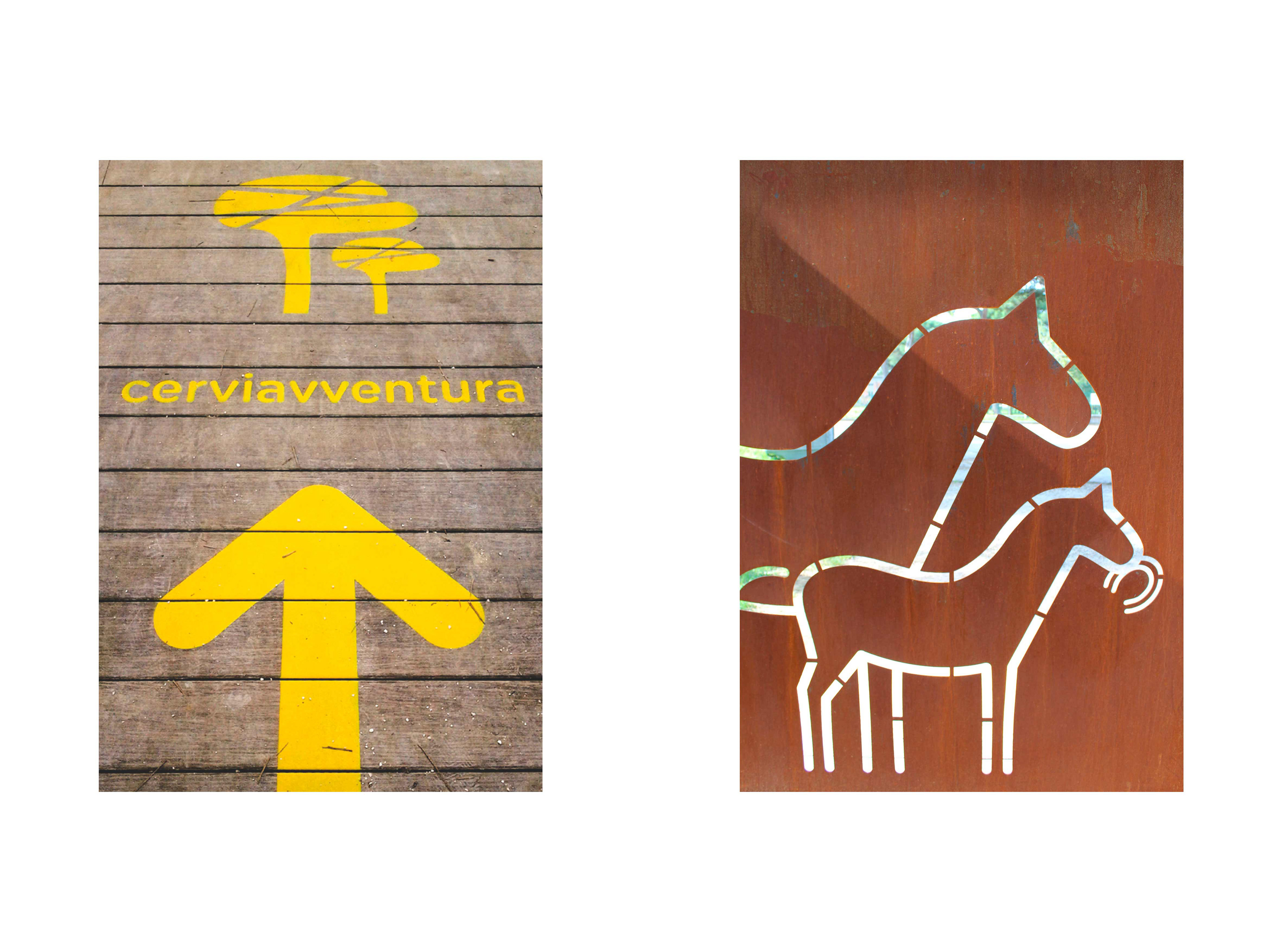 David Gil — Parco Naturale Cervia, Environmental graphics, visual elements