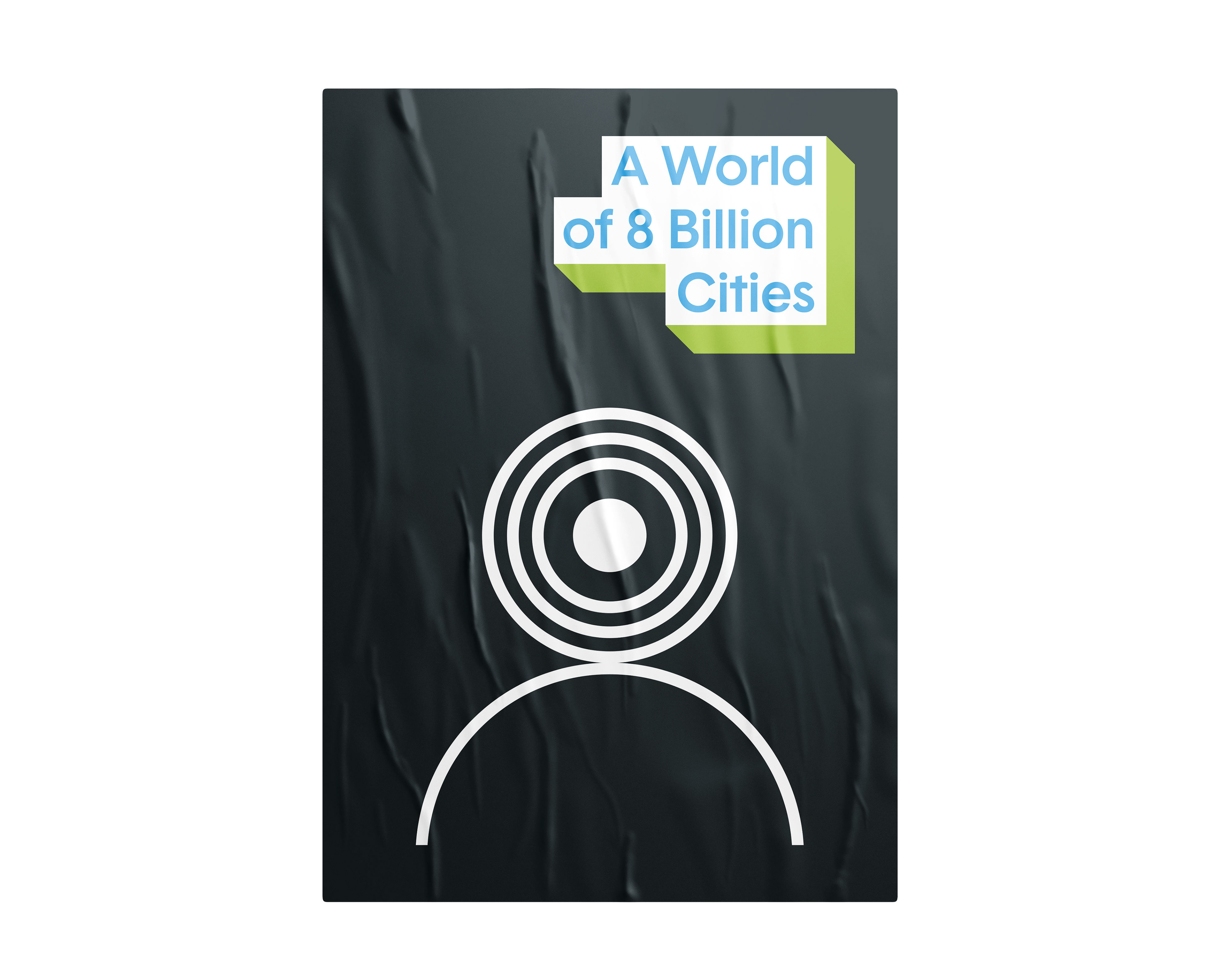 David Gil — News, A World of 8 Billions Cities, David Gil poster