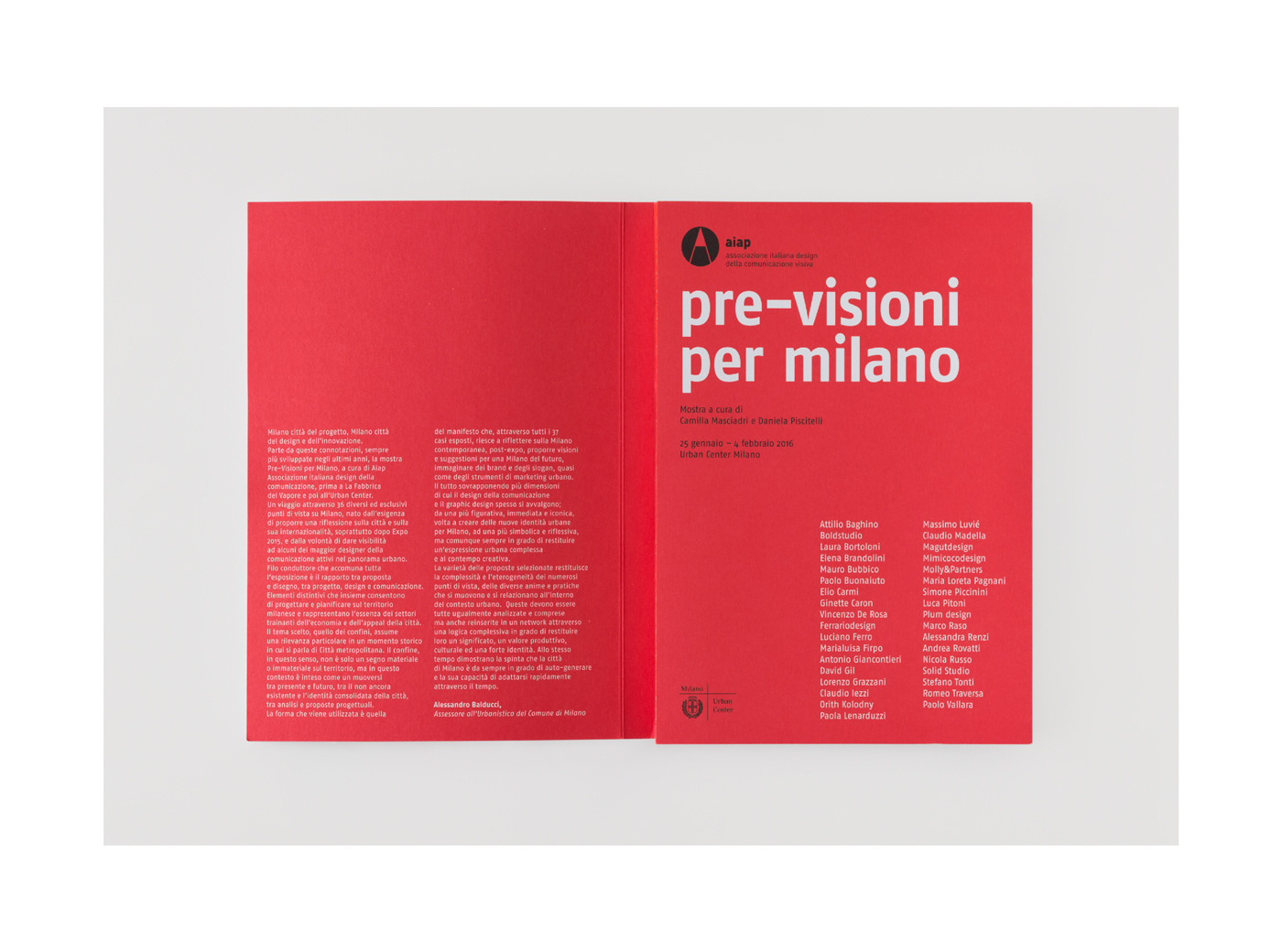 David Gil — Pre-visioni per Milano, poster, catalog