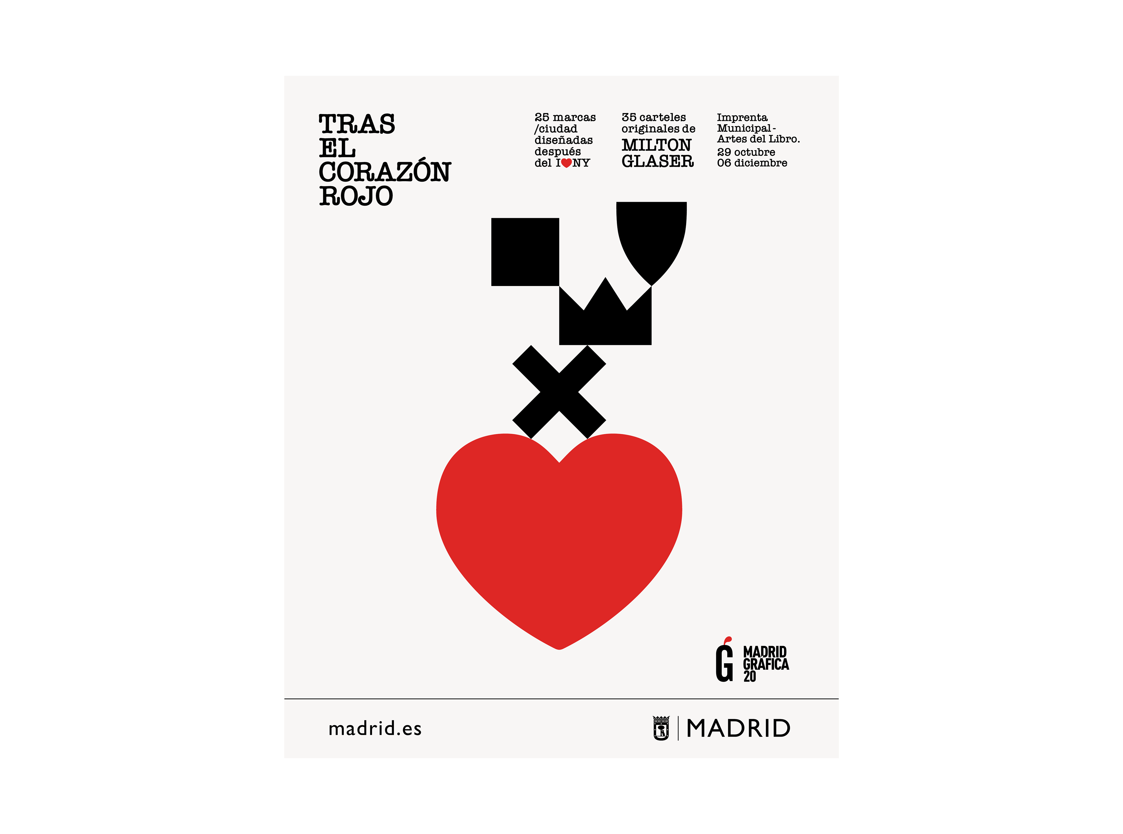 David Gil — Tras el corazón rojo, poster