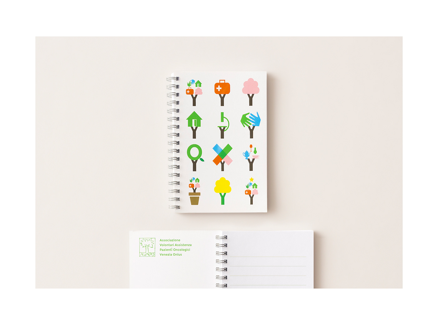 David Gil — Avapo Venezia, Brand identity, notebook