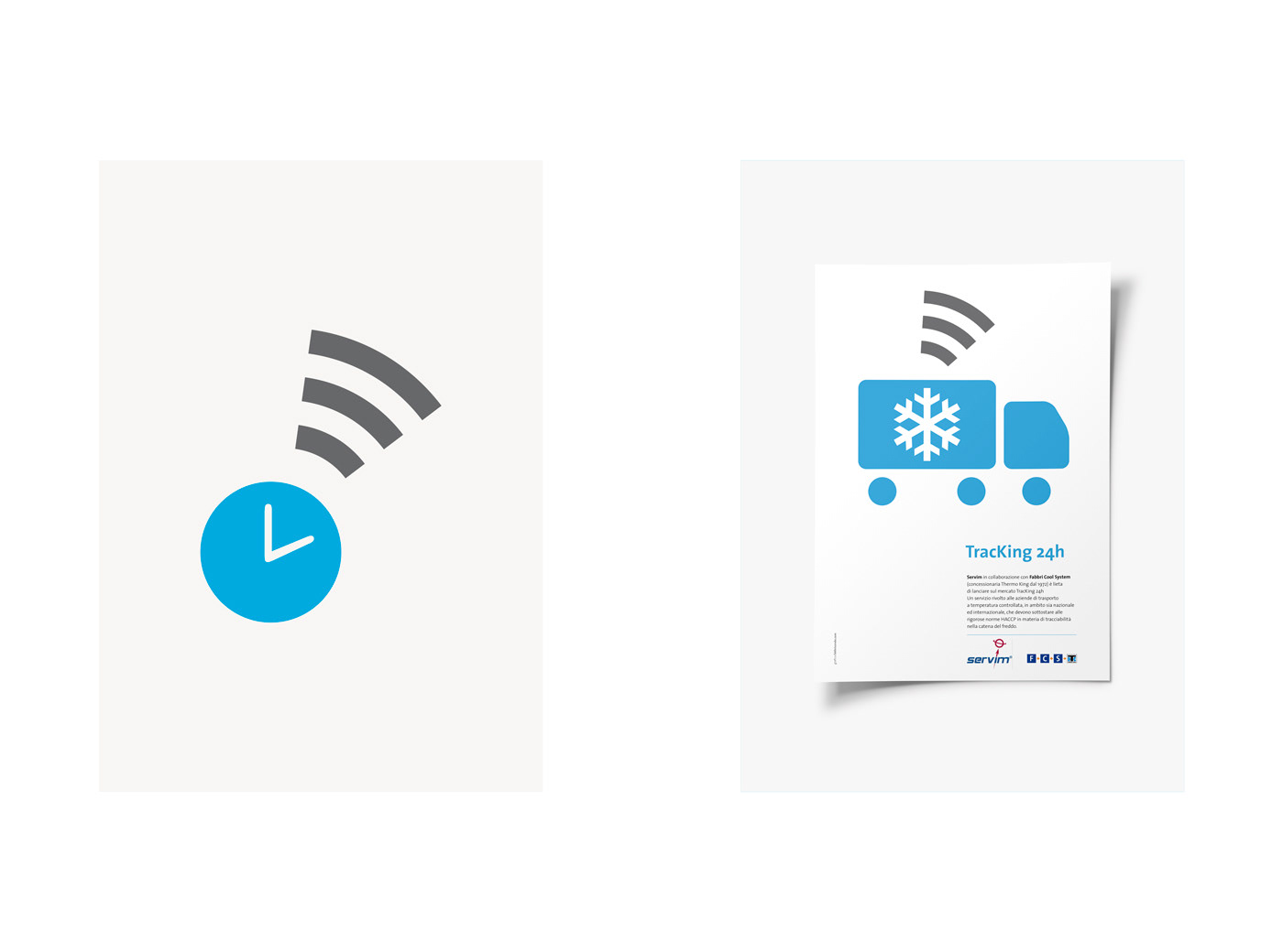 David Gil — Icon design, Flyer promozionale Tracking 24h