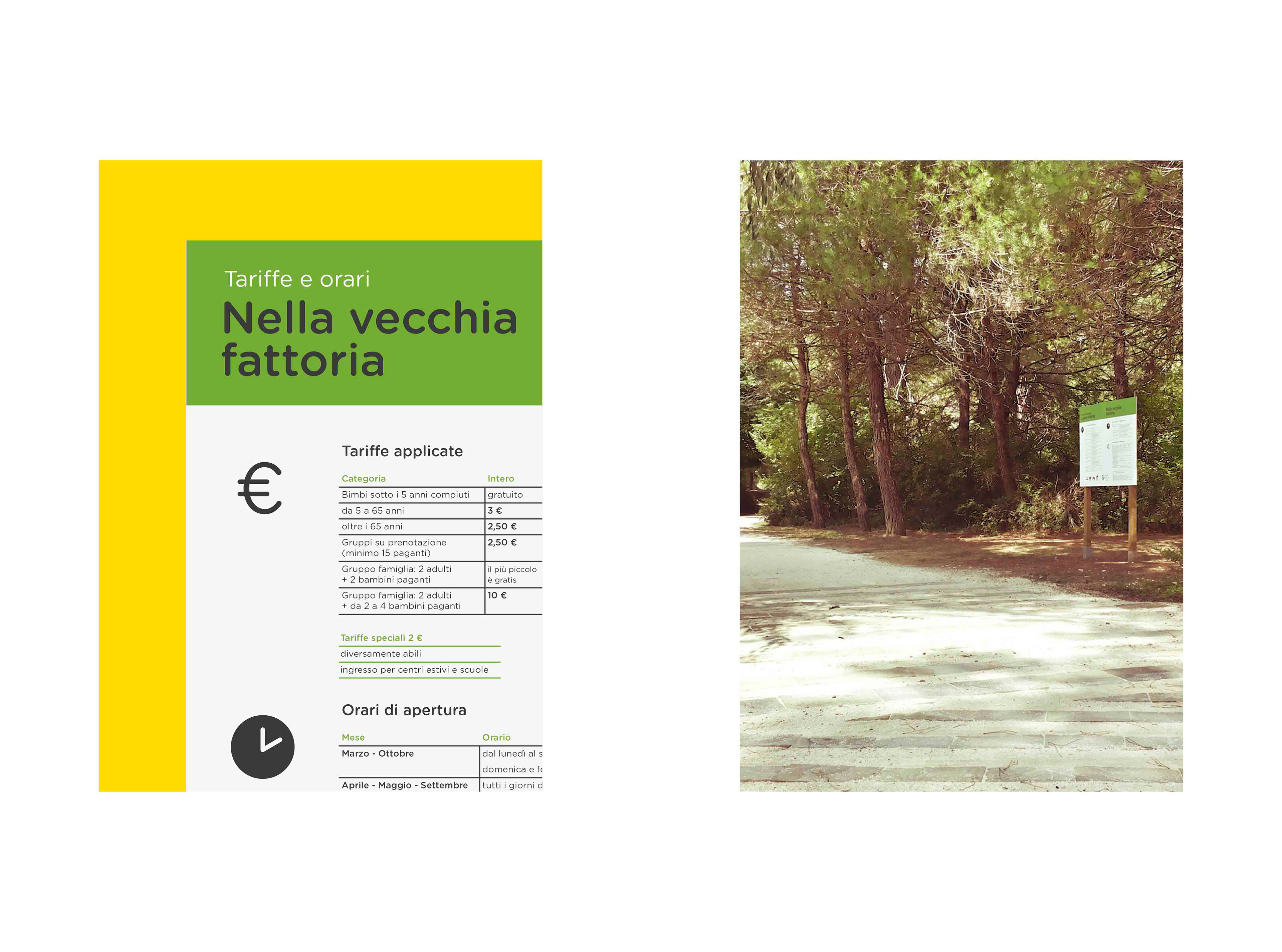 David Gil — Parco Naturale Cervia, Environmental graphics, information panels