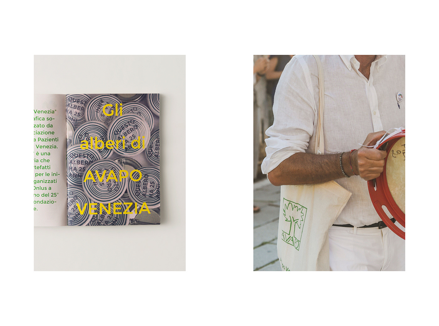 David Gil — Avapo Venezia, Brand identity, promotional booklet + shopper