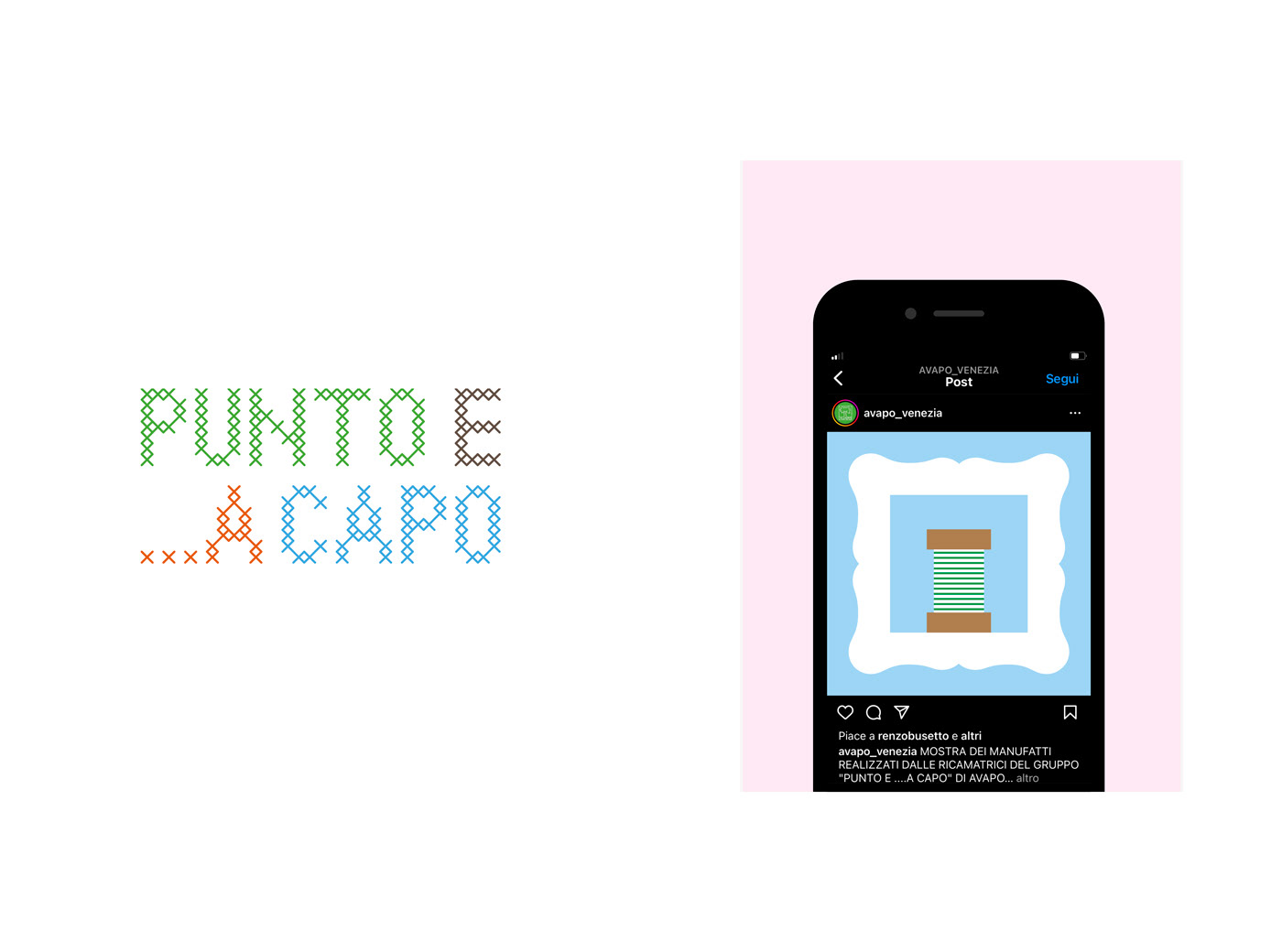 David Gil, Avapo Venezia, Ottobre Rosa, mostra lavori progetto Punto e... a capo
