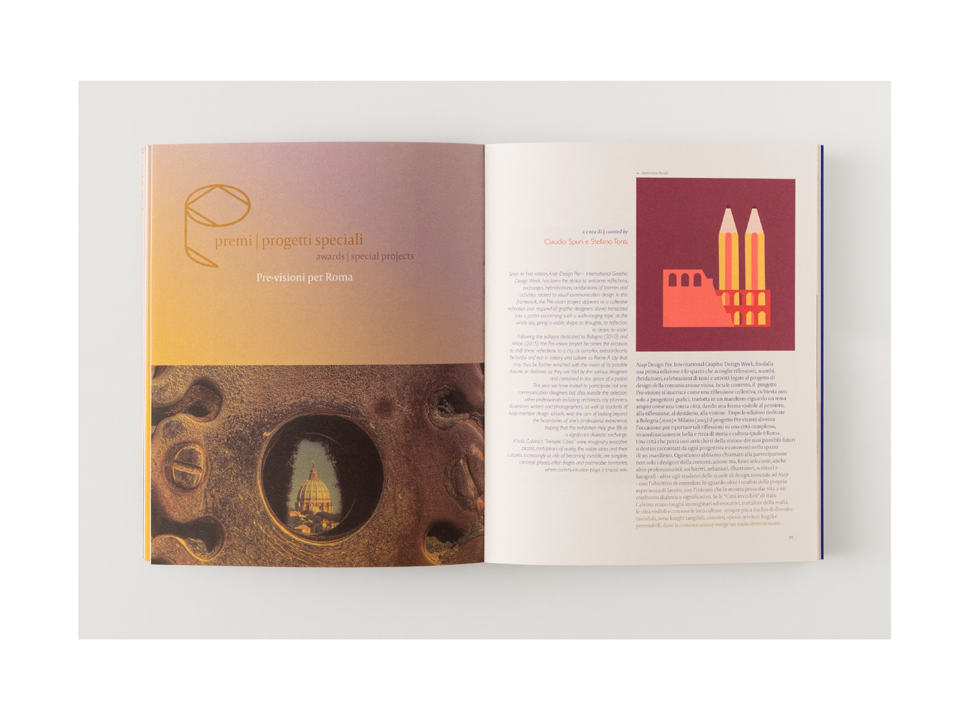 David Gil — Pre-visioni per Roma, catalog