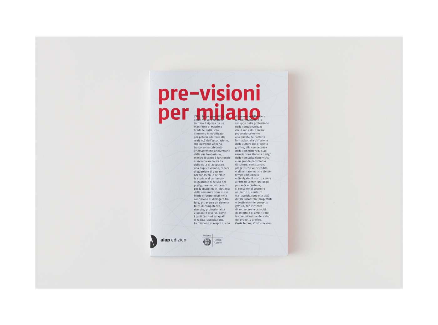 David Gil — Pre-visioni per Milano, catalog