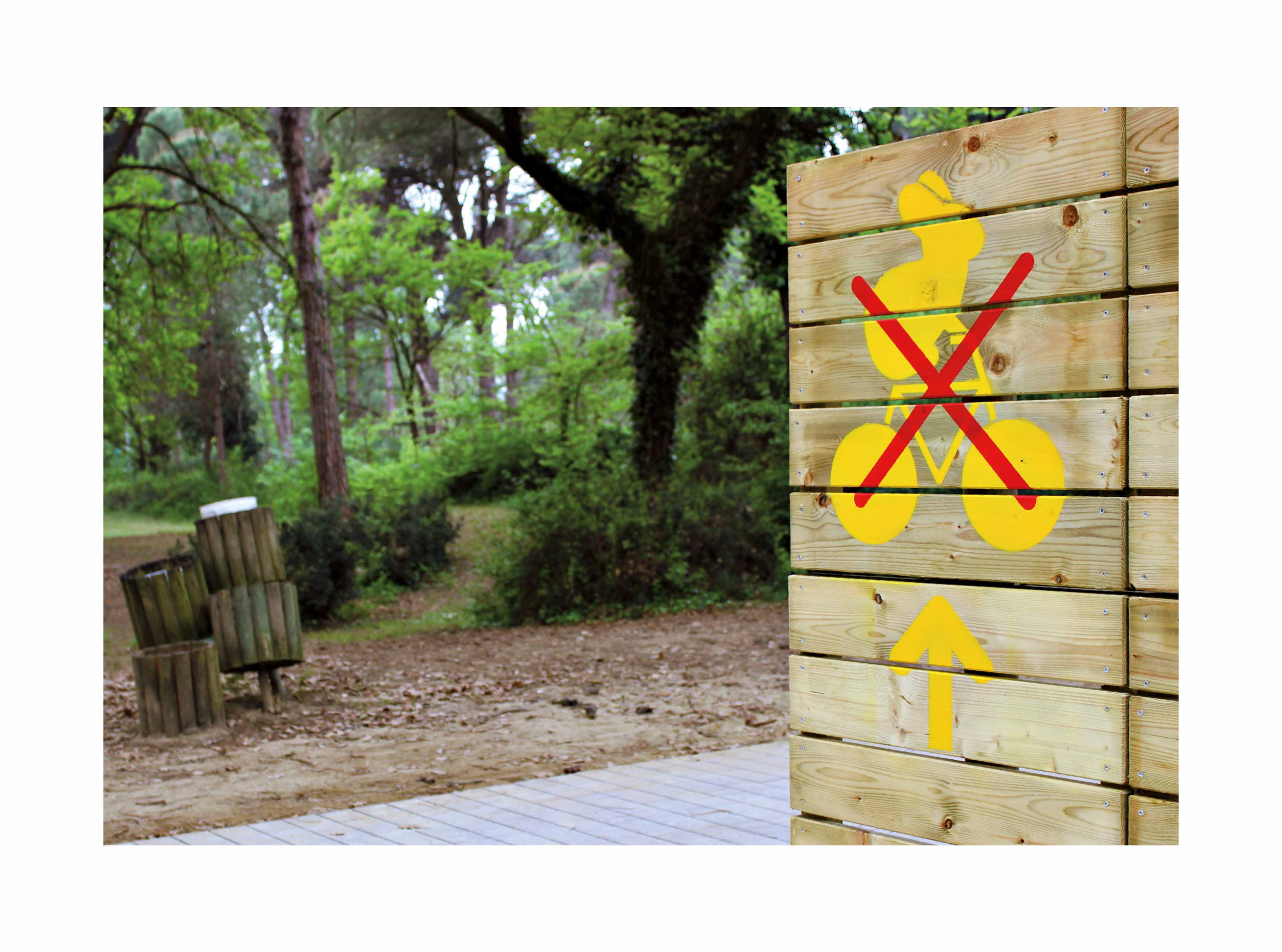 David Gil — Parco Naturale Cervia, Environmental graphics, signage panel