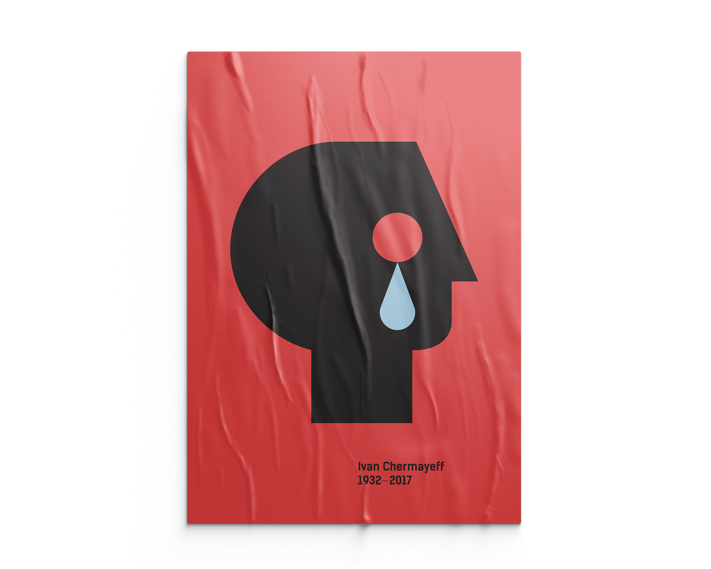 David Gil — Chermayeff In memoriam, Poster