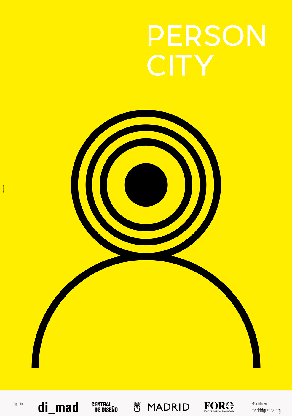 David Gil — Person City, MadridGráfica, poster