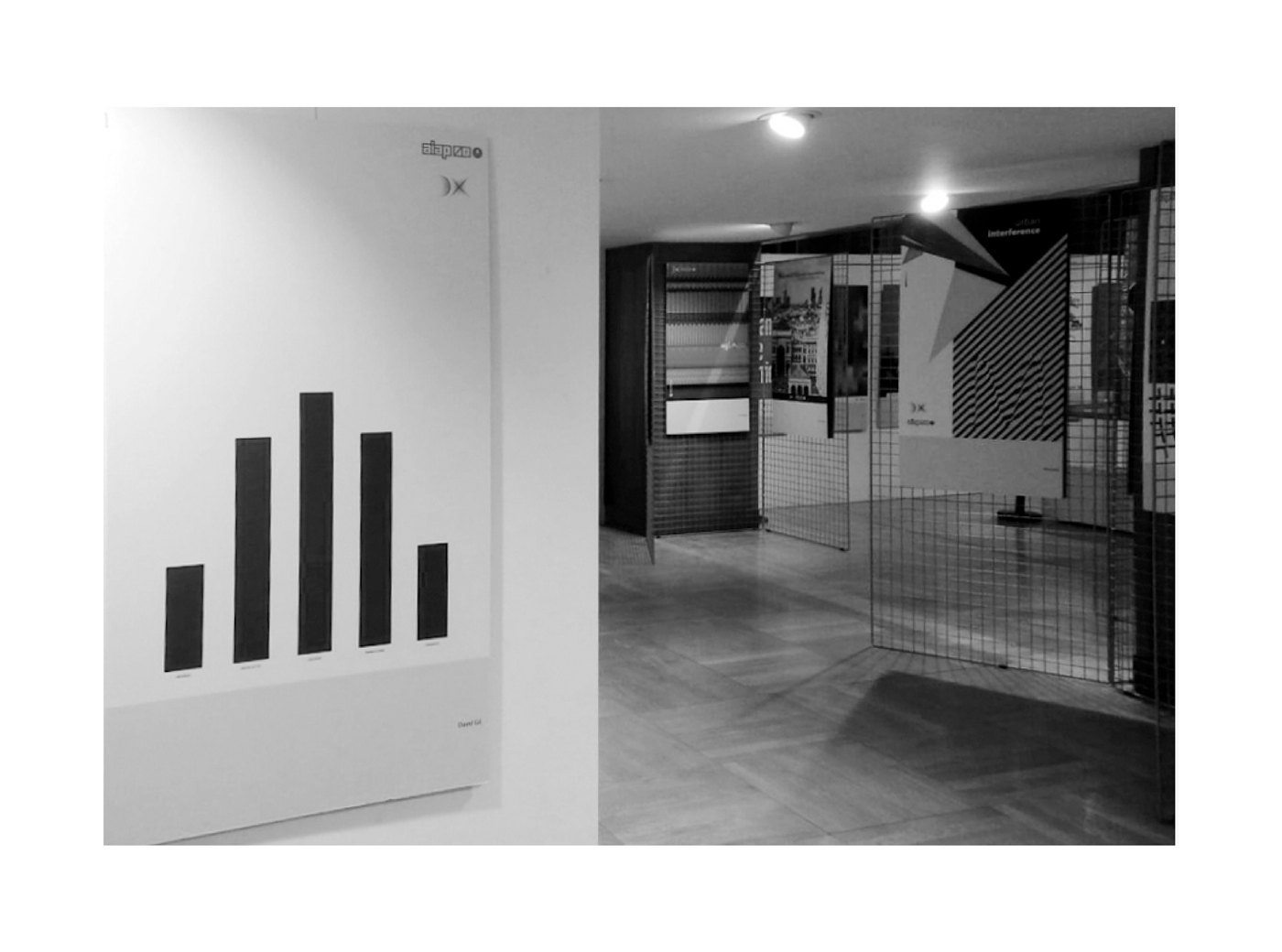 David Gil — Pre-visioni per Milano, poster, exhibition