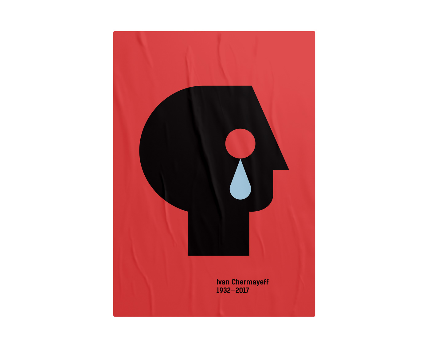 David Gil — Chermayeff In memoriam, Poster