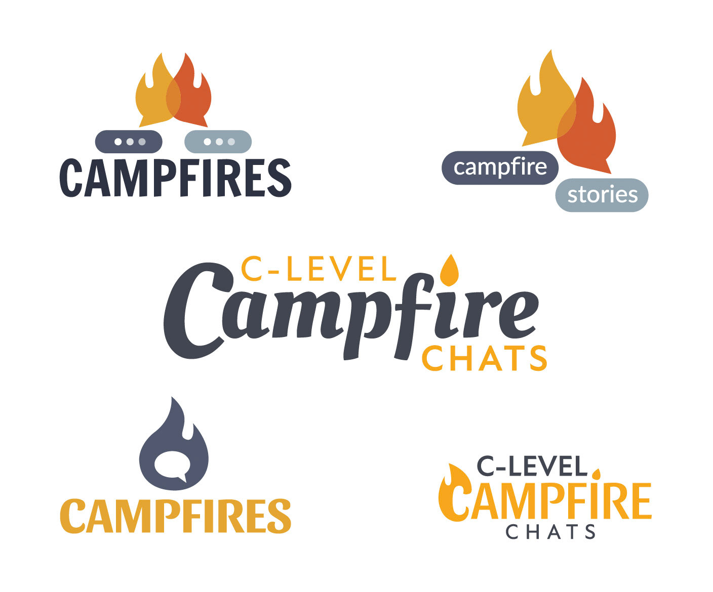 Campfire Chats Logo - Concepts