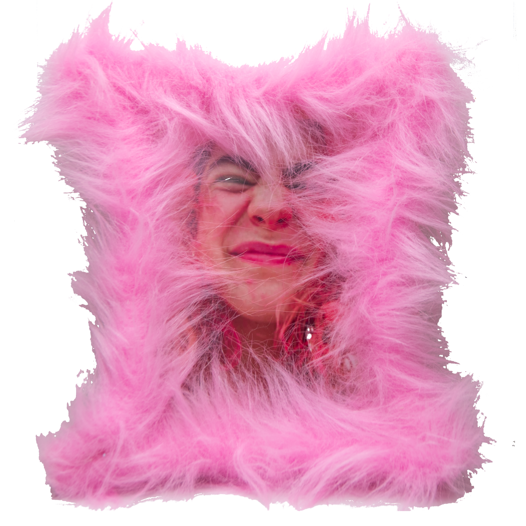 cassie making a silly face at the beach