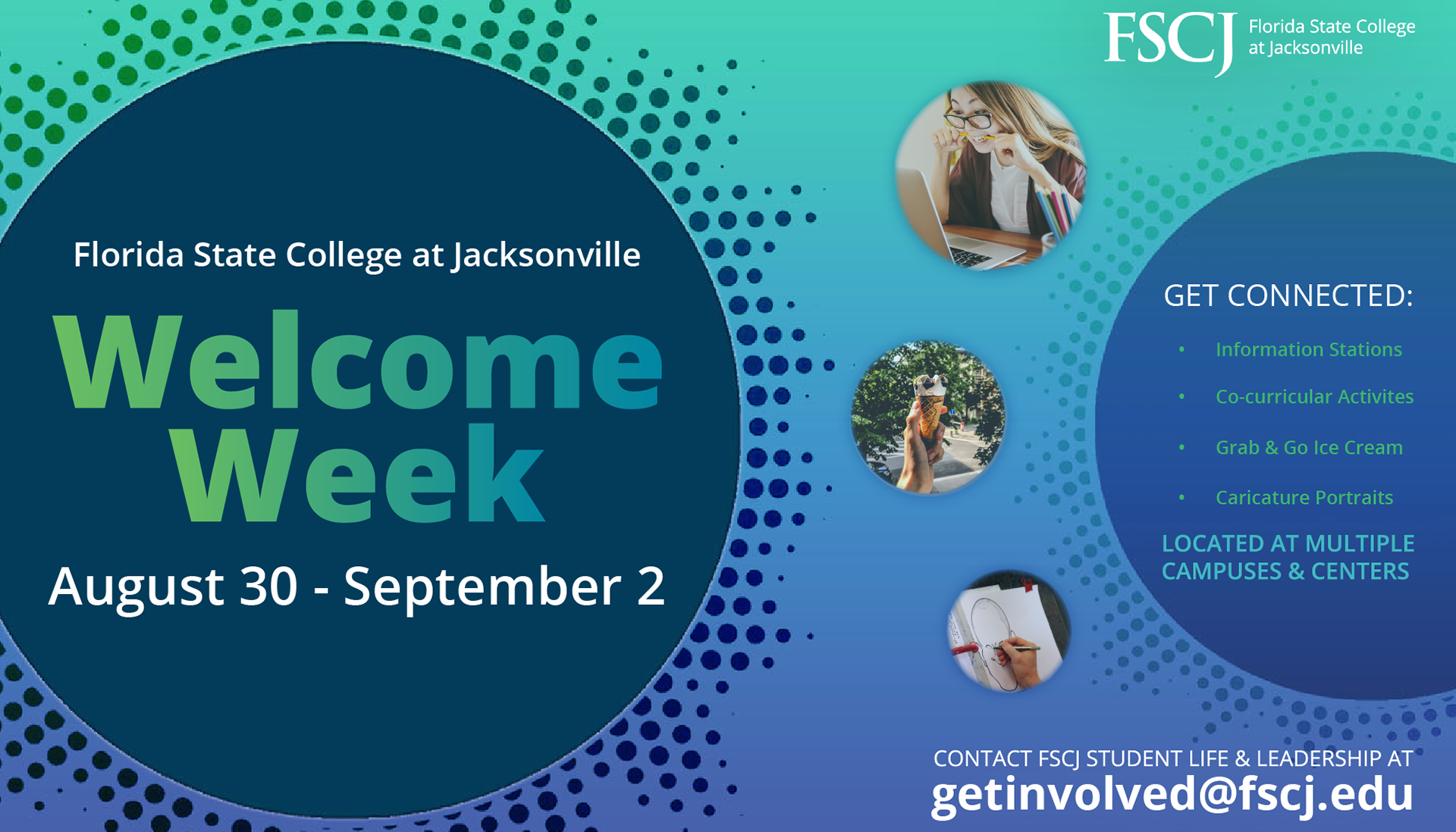 "Welcome Week" Monitor Image