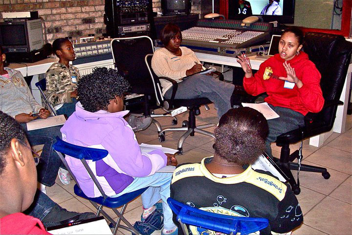 Teaching inner-city girls group "7 Angels"