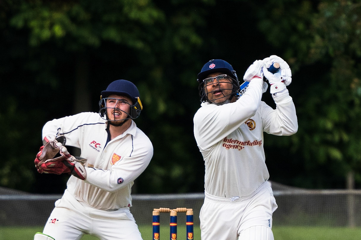 Another maximum for Saugata Bhattacharya playing for St. Chads in their 20 point win against Pool CC second XI in the Airedale &amp; Wharfedale Senior Cricket League Division 4