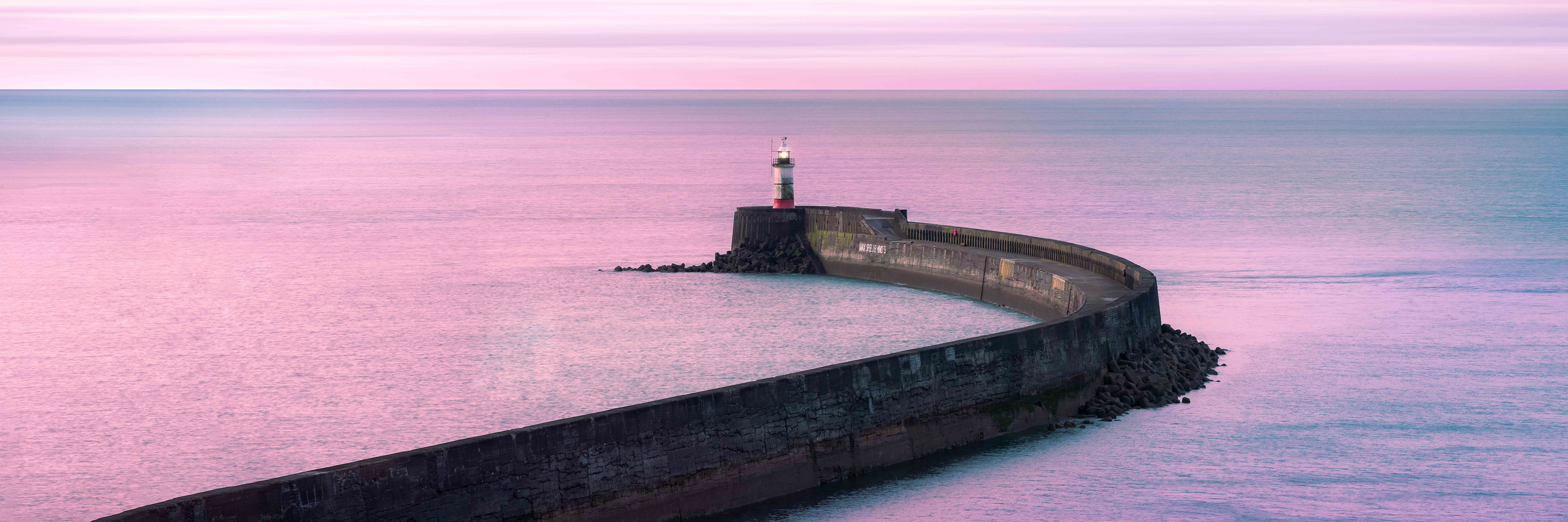 Newhaven Breakwater Lighthouse, England