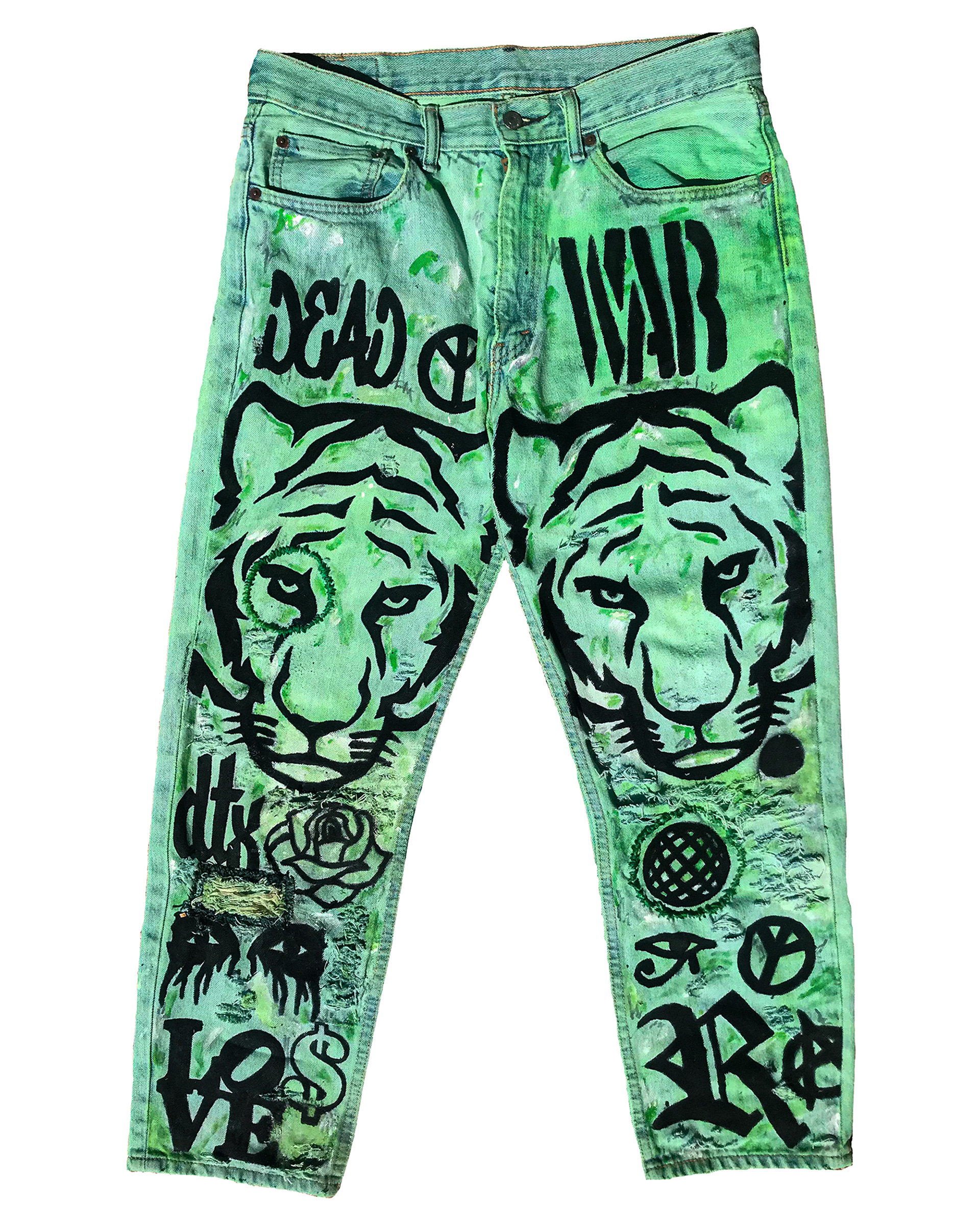 Denim 8 | Mixed Media on Denim