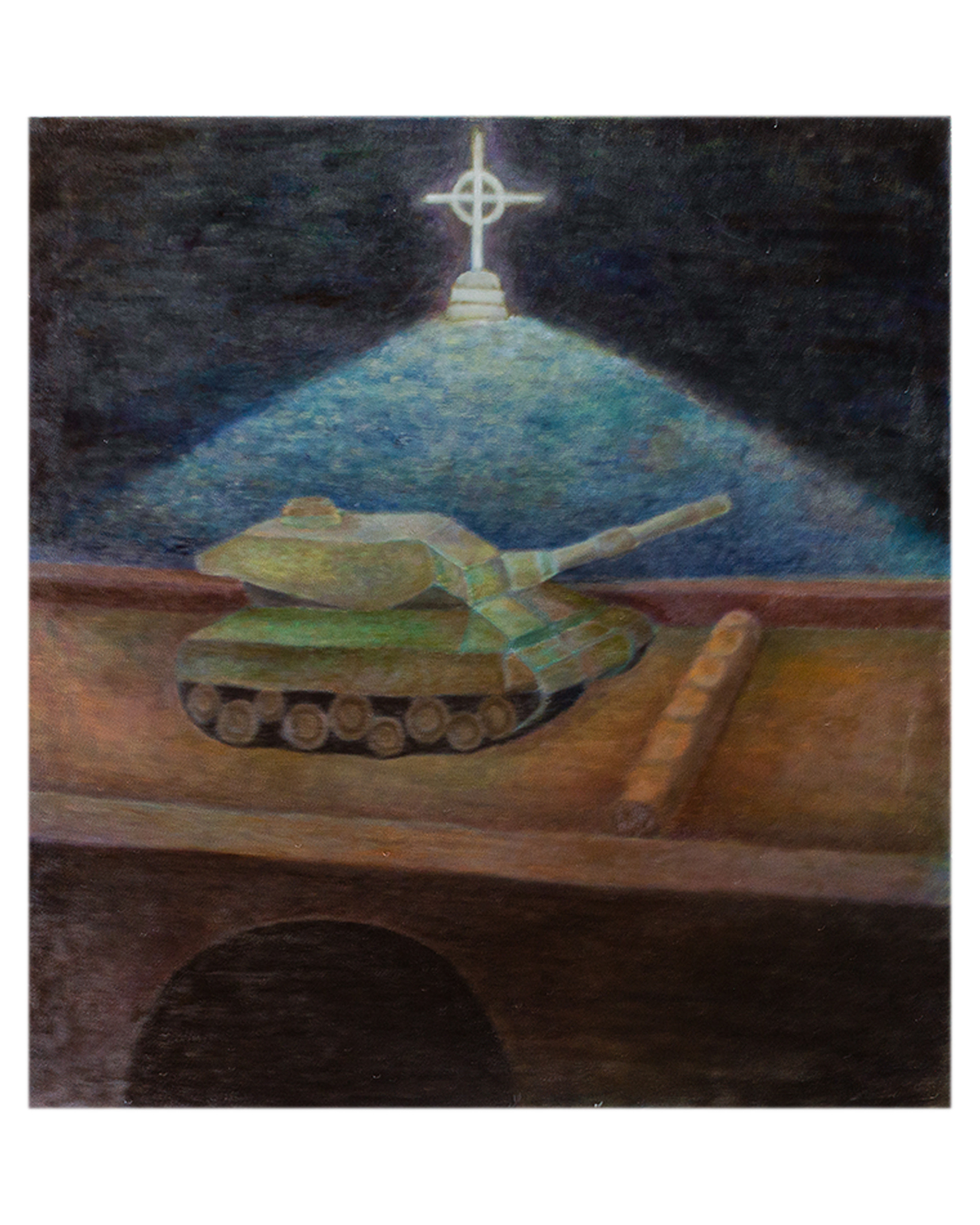 Tank | 40 x 37 in | Oil on Canvas