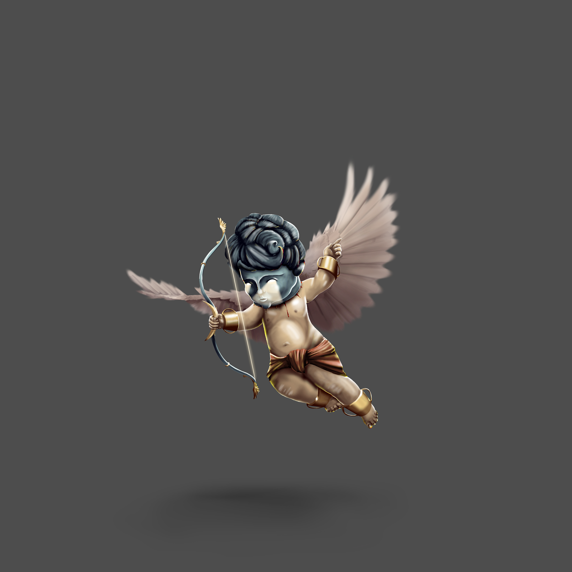 An angelic creature concept for Dungeons and Dragons