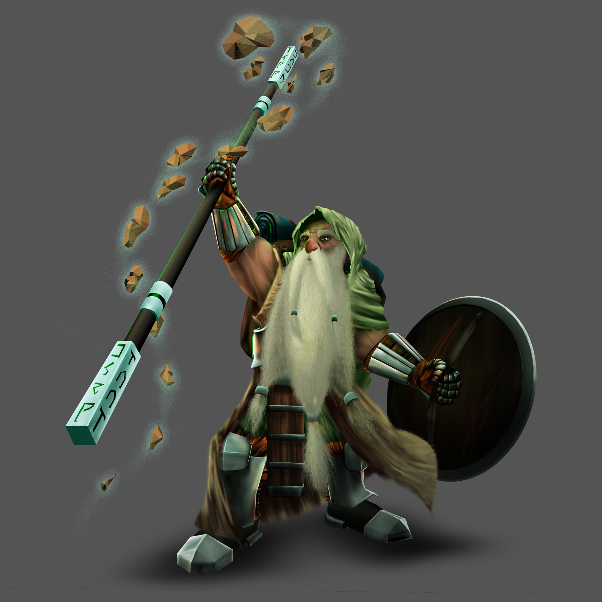 A dwarven character for Dungeons and Dragons.