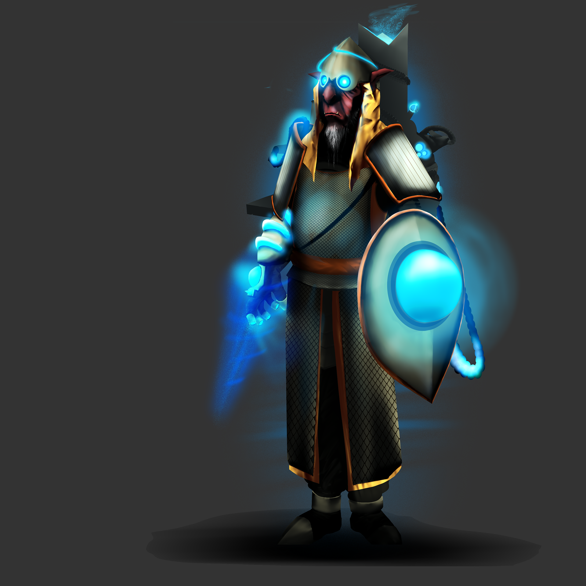 A hobgoblin character for Dungeons and Dragons.