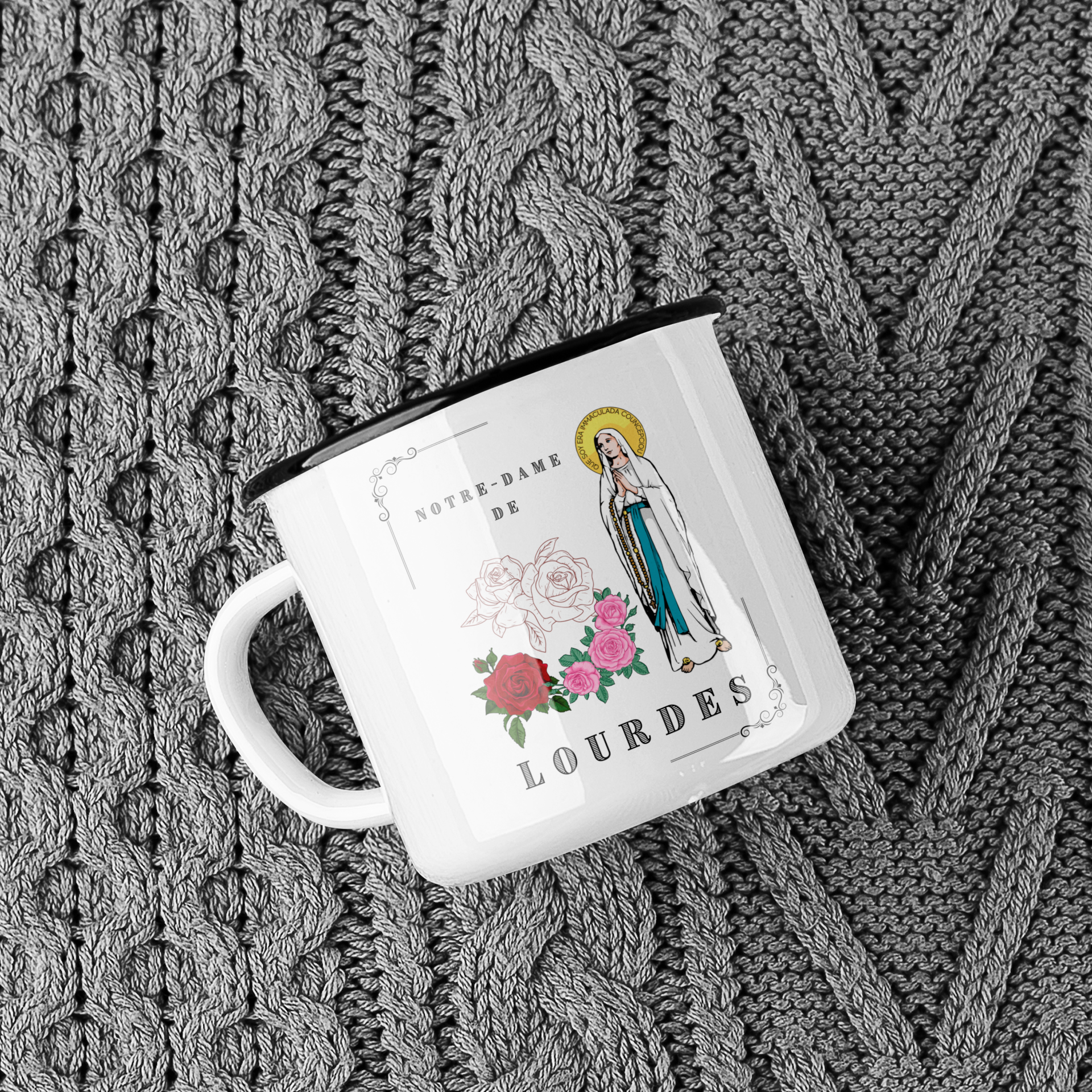 tasse émaillée
