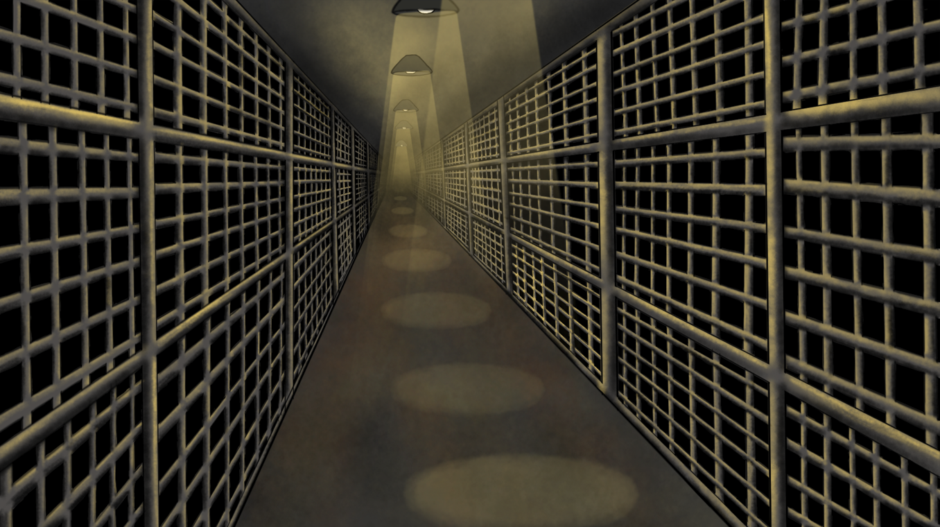 "Cage Hallway" 2022