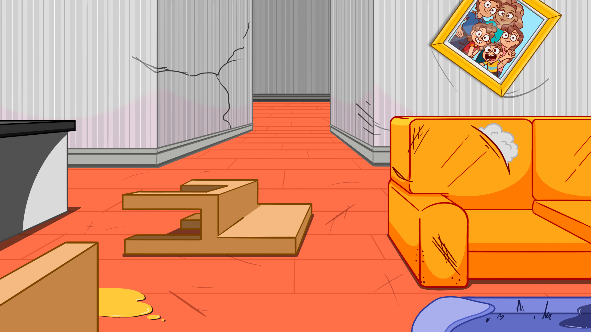 "Destroyed Livingroom" 2025