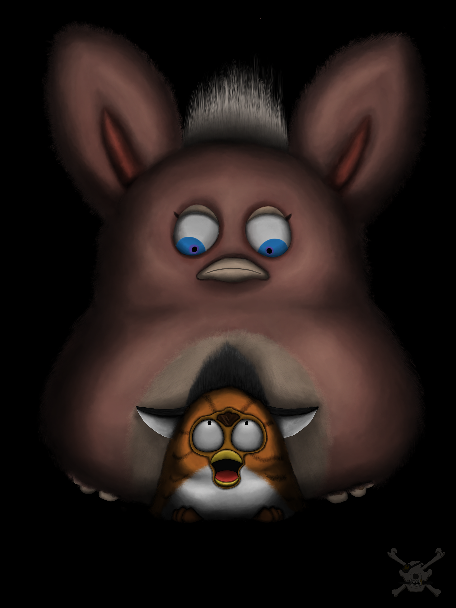 "She Looms Behind" 2020