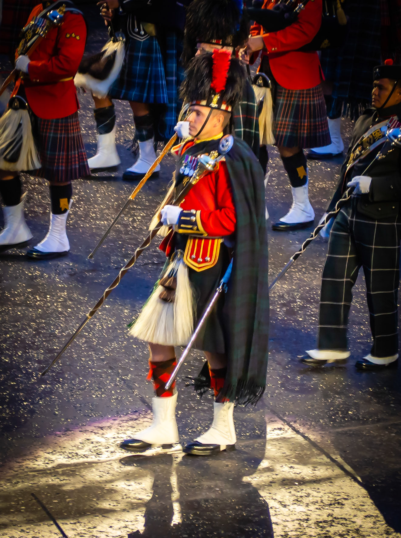 The Royal Edinburgh Military tattoo - mass pipes and drums