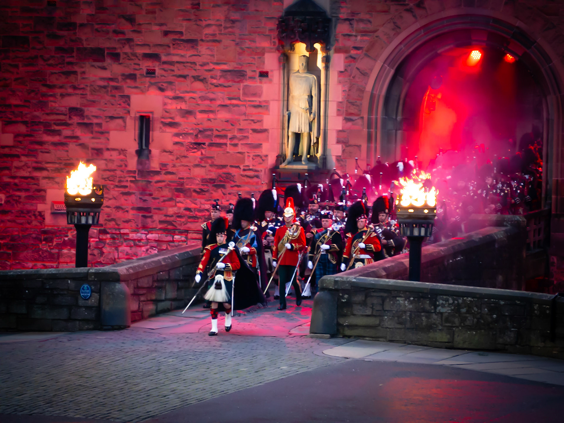 The Royal Edinburgh Military tattoo - mass pipes and drums